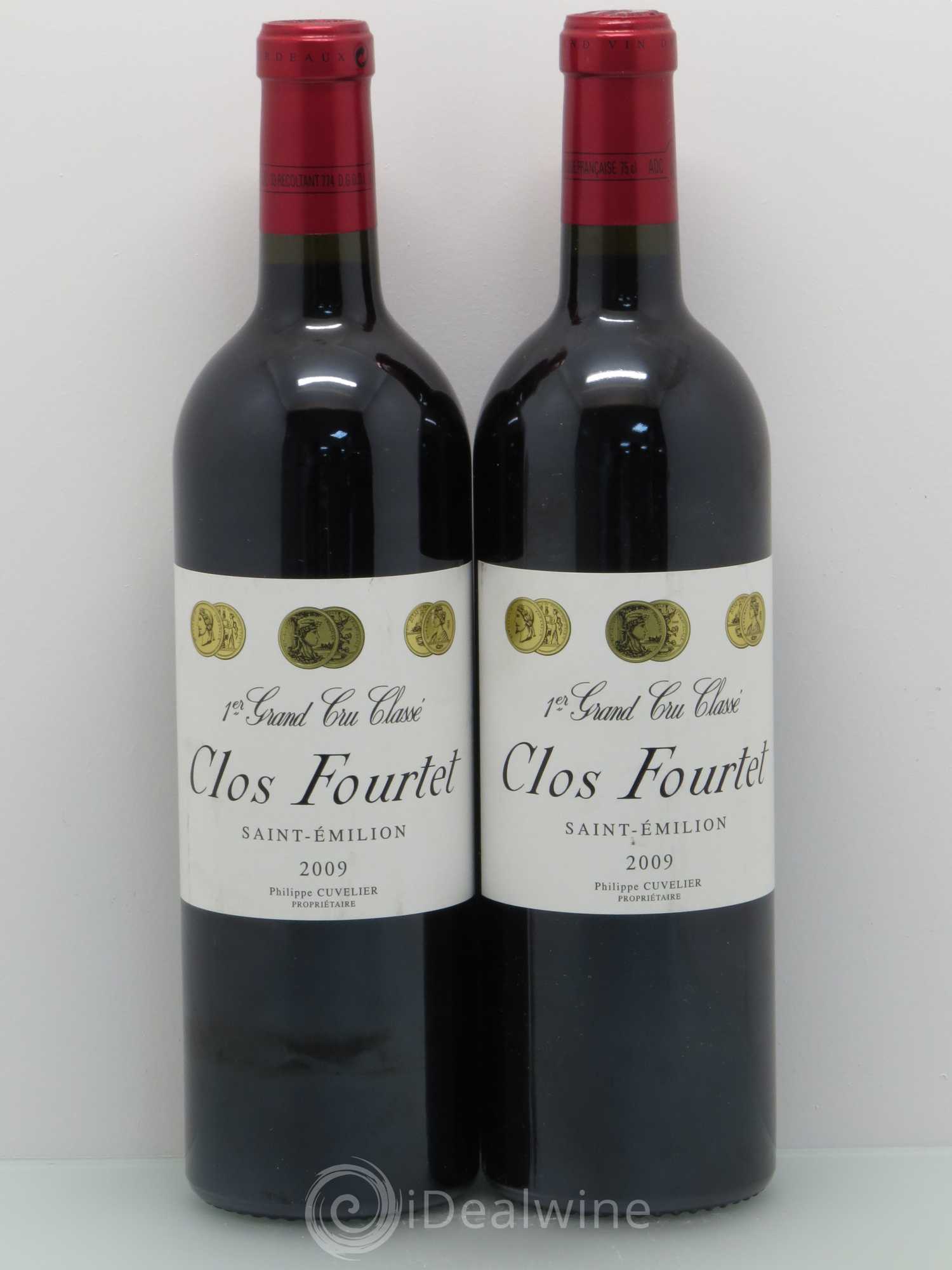 Clos Fourtet 1er Grand Cru Classé B 2009 - Lot de 2 bouteilles - 0
