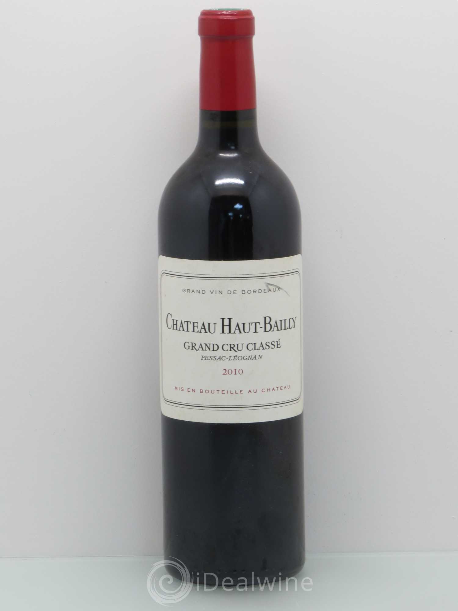 Château Haut-Bailly Cru Classé de Graves 2010 - Lot de 1 bouteille - 0