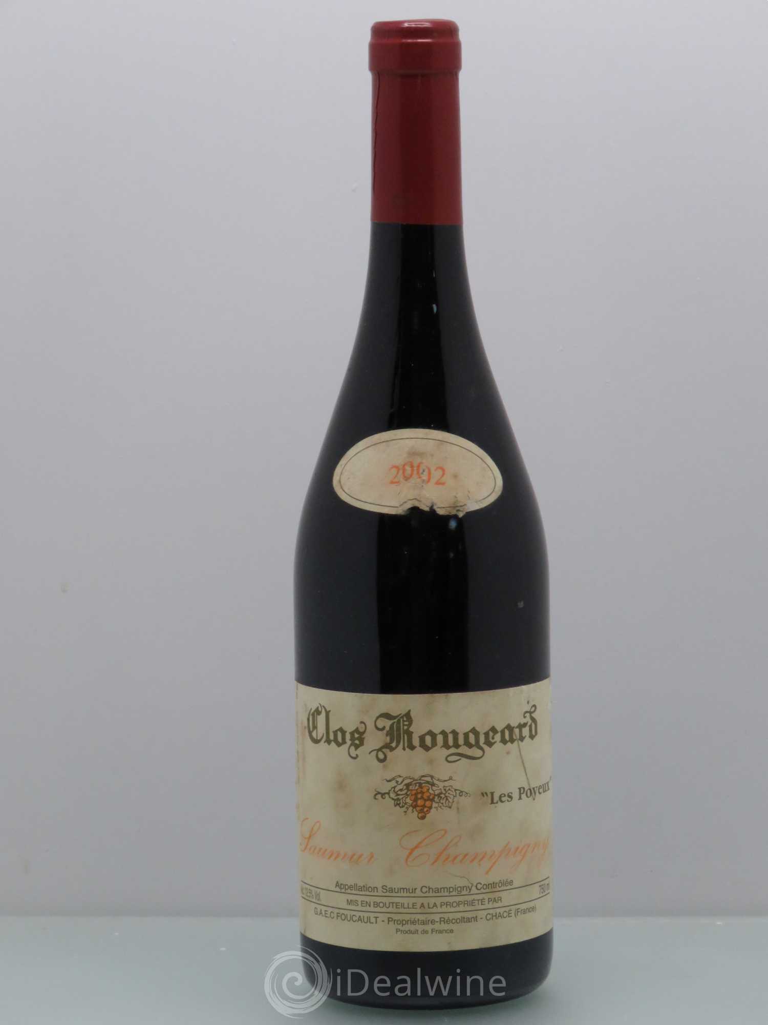 Saumur-Champigny Les Poyeux Clos Rougeard 2002 - Lot de 1 bouteille - 0