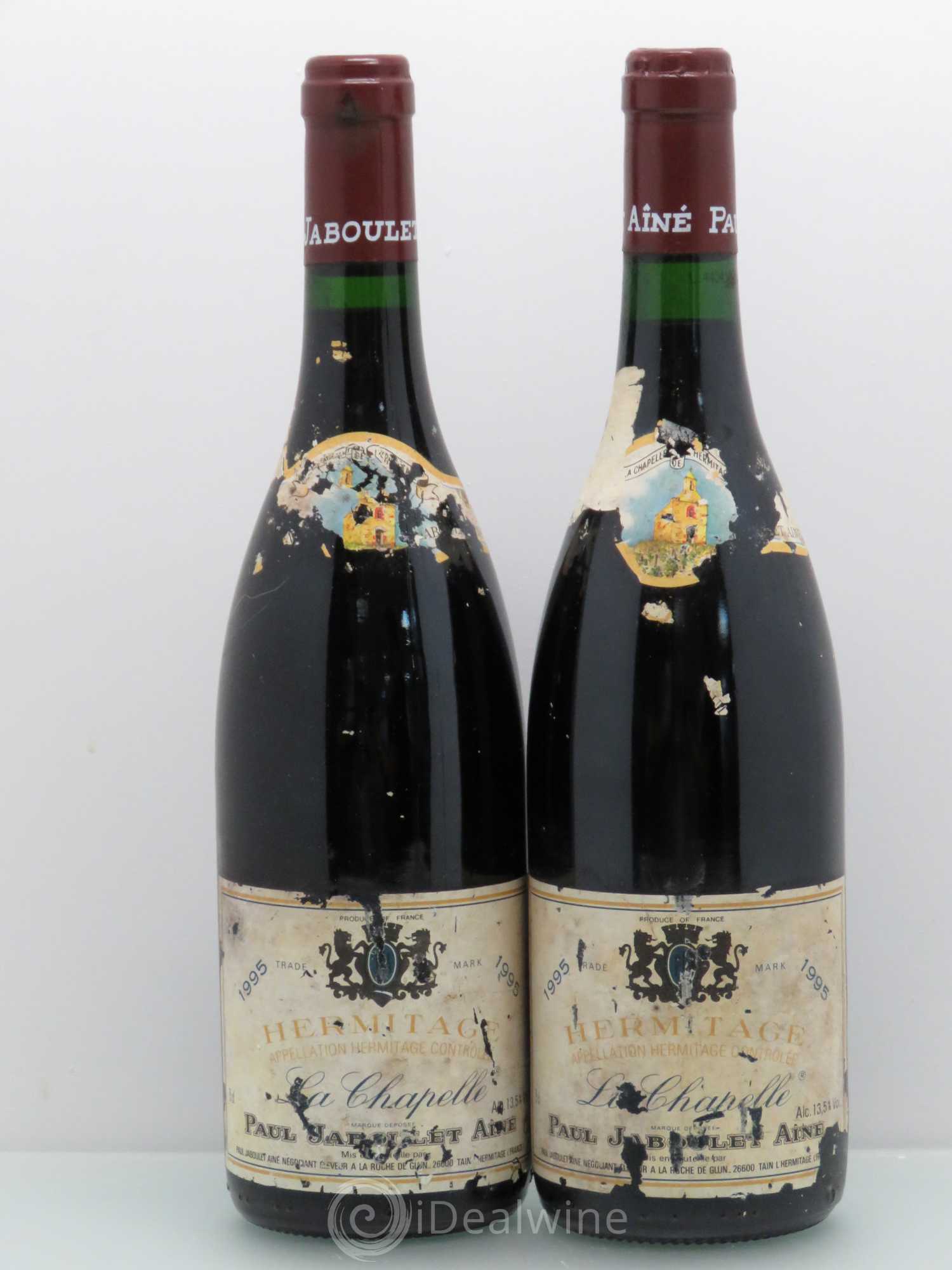 Hermitage La Chapelle Paul Jaboulet Ainé 1995 - Lot de 2 bouteilles - 0