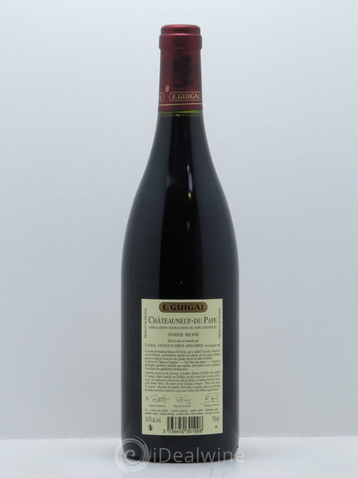 Châteauneuf-du-Pape Guigal 2010 - Lot de 1 bouteille - 1