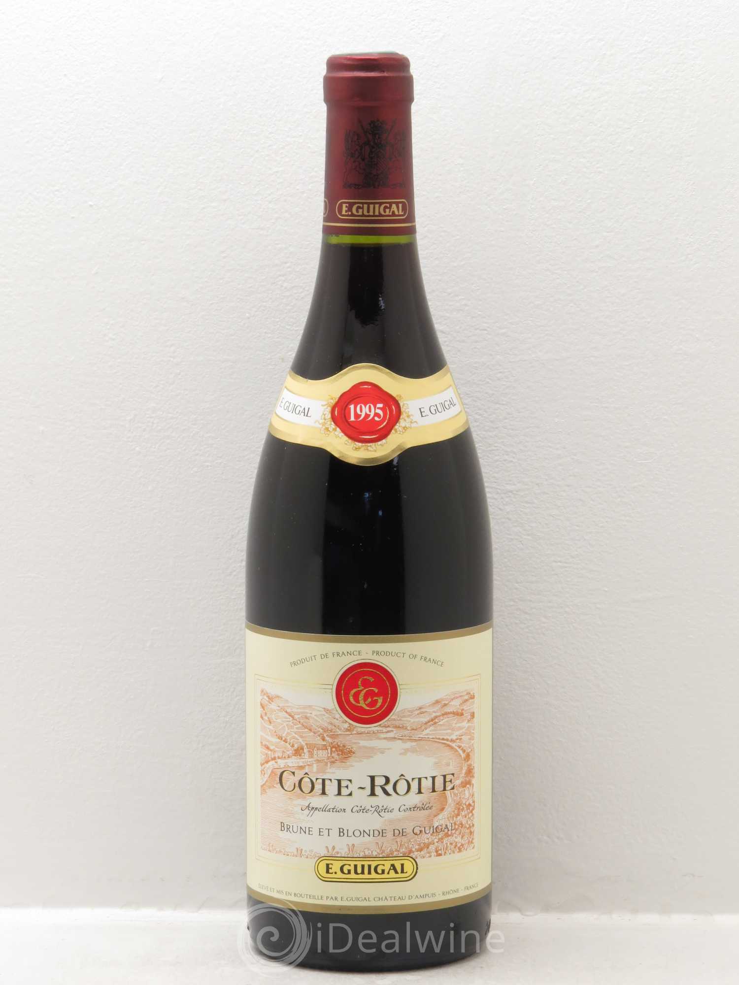 Côte-Rôtie Côtes Brune et Blonde Guigal 1995 - Lot de 1 bouteille - 0