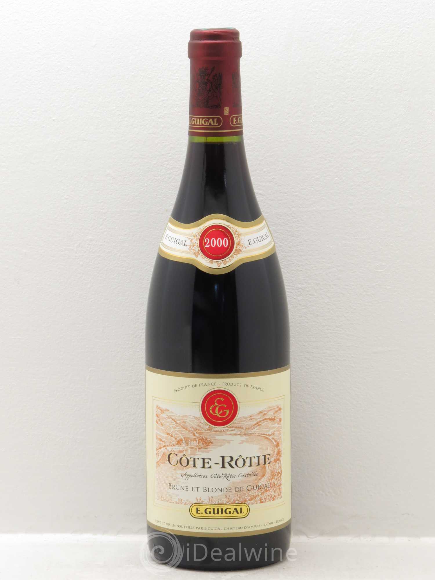 Côte-Rôtie Côtes Brune et Blonde Guigal 2000 - Lot de 1 bouteille - 0