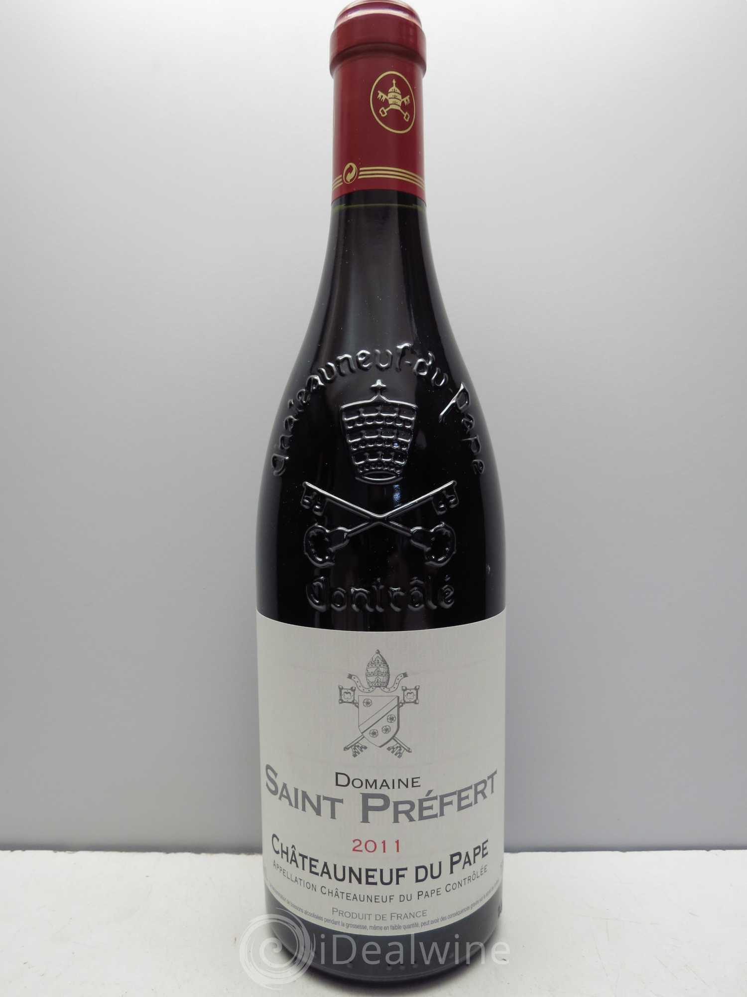 Châteauneuf-du-Pape Domaine Saint-Préfert 2011 - Lot de 1 bouteille - 0