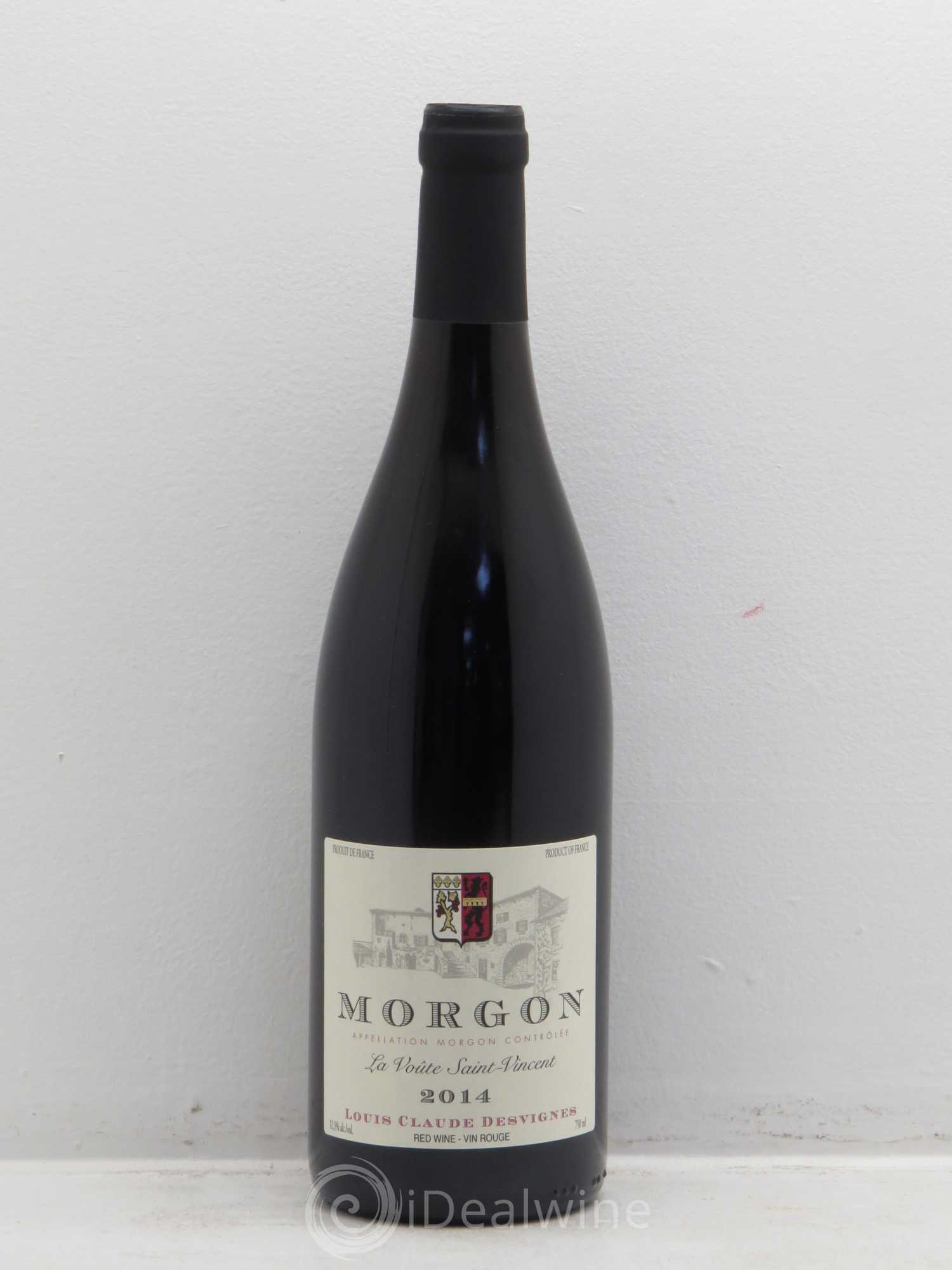 Morgon La Voûte Saint Vincent Louis-Claude Desvignes 2014 - Lot de 1 bouteille - 0
