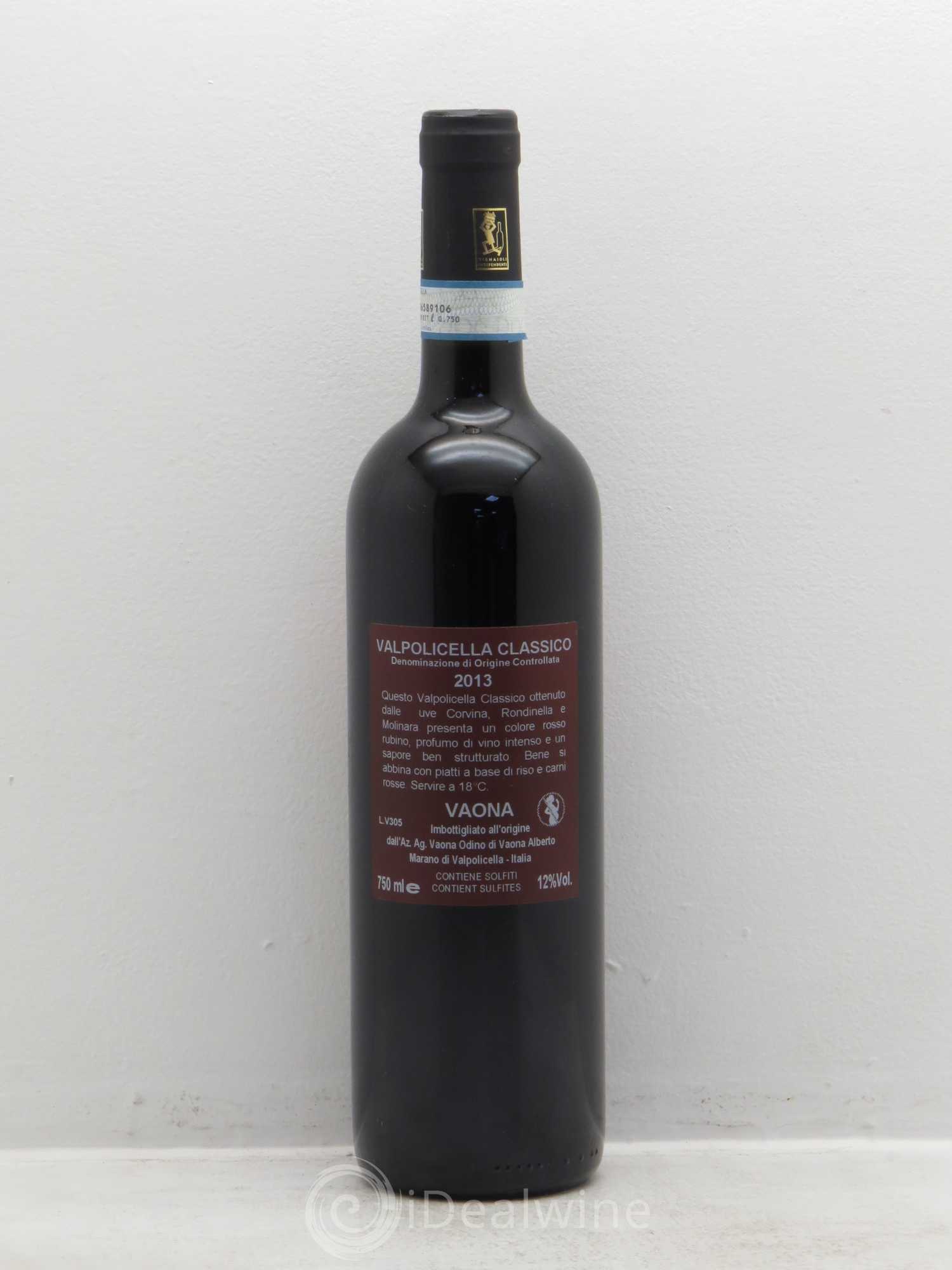 Valpolicella Classico Vaona Odino 2013 - Lot de 1 bouteille - 1