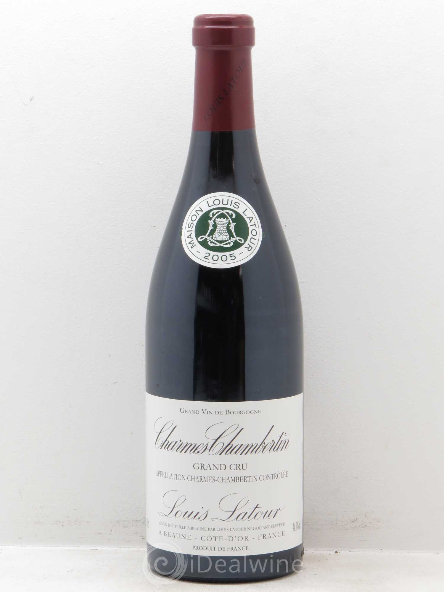 Charmes-Chambertin Grand Cru Louis Latour 2005 - Lot de 1 bouteille - 0