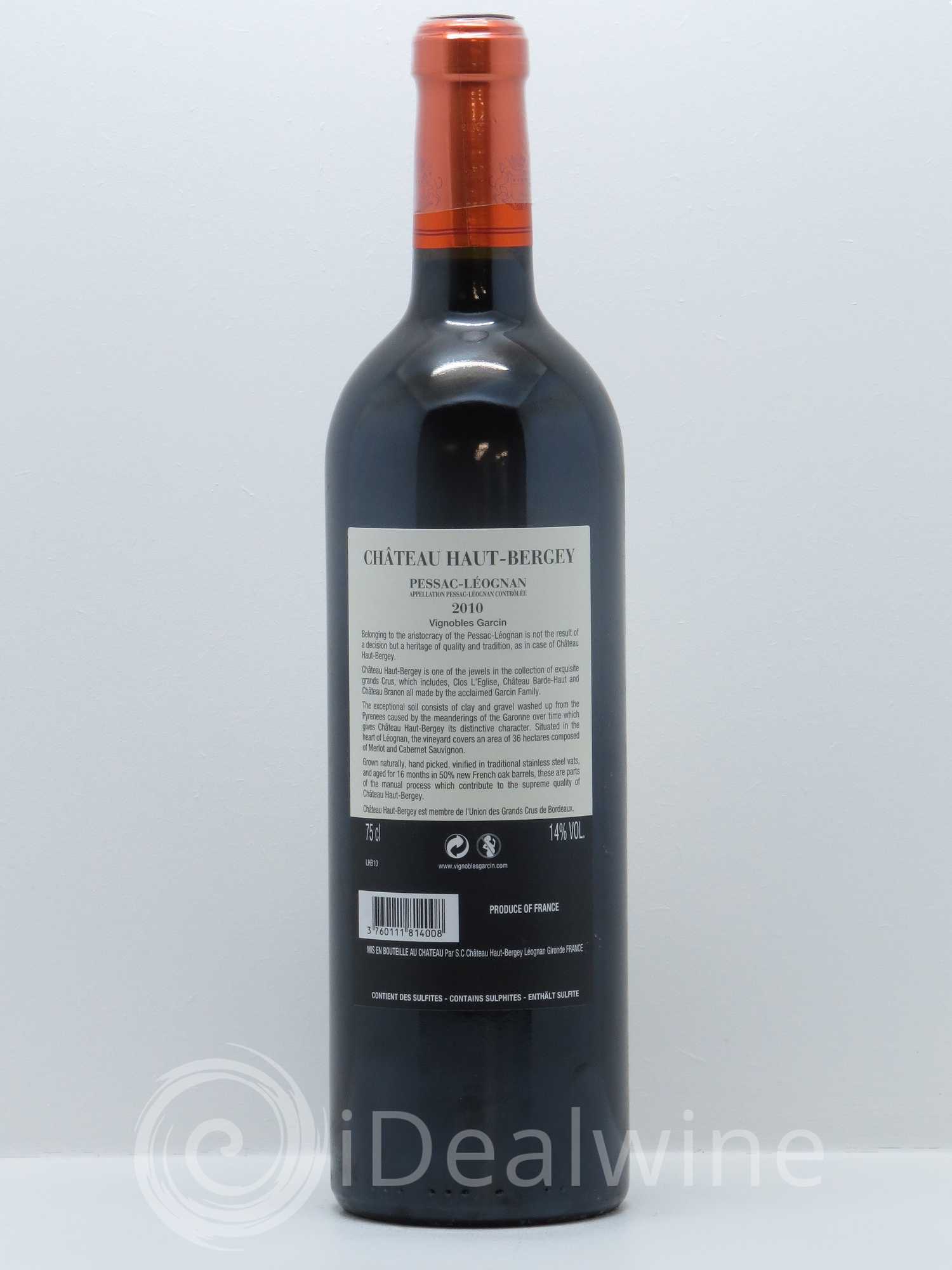Château Haut-Bergey 2010 - Lot de 1 bouteille - 1