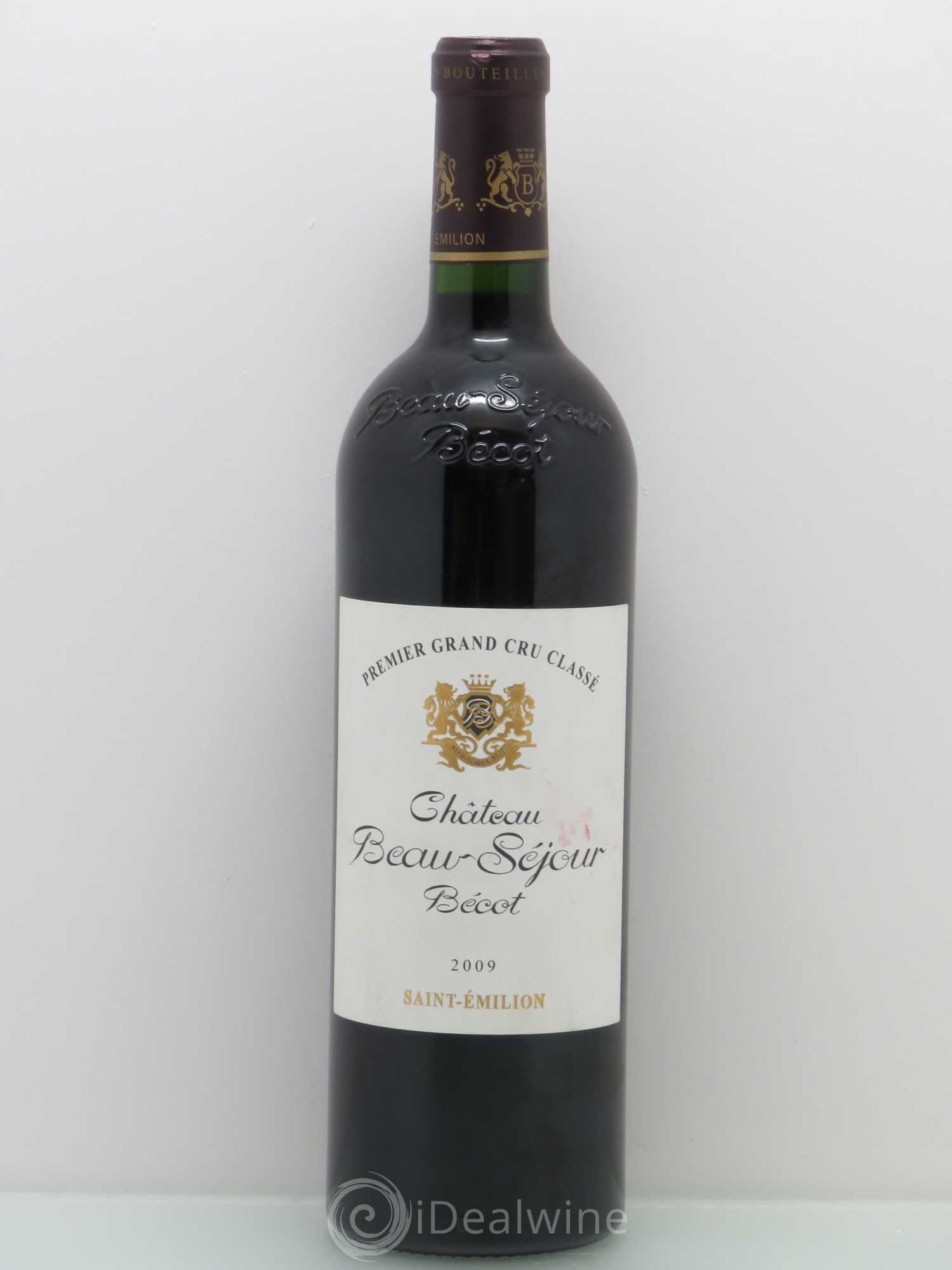 Château Beau-Séjour Bécot 1er Grand Cru Classé B 2009 - Lot de 1 bouteille - 0