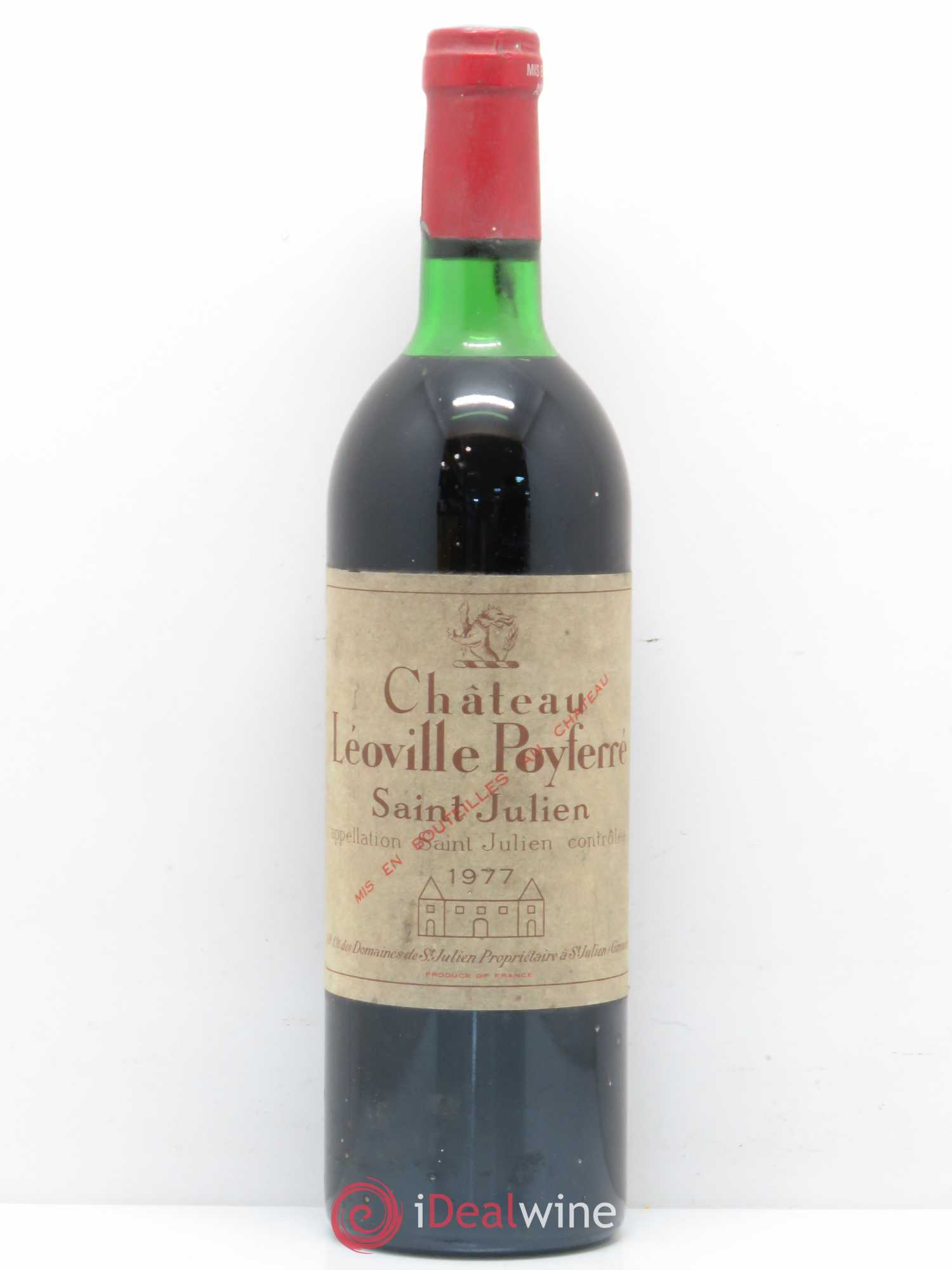Château Léoville Poyferré 2ème Grand Cru Classé 1977 - Lot de 1 bouteille - 0