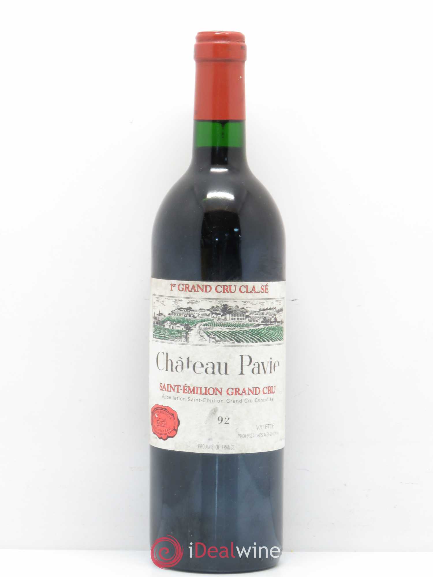 Château Pavie 1er Grand Cru Classé A 1992 - Lot de 1 bouteille - 0