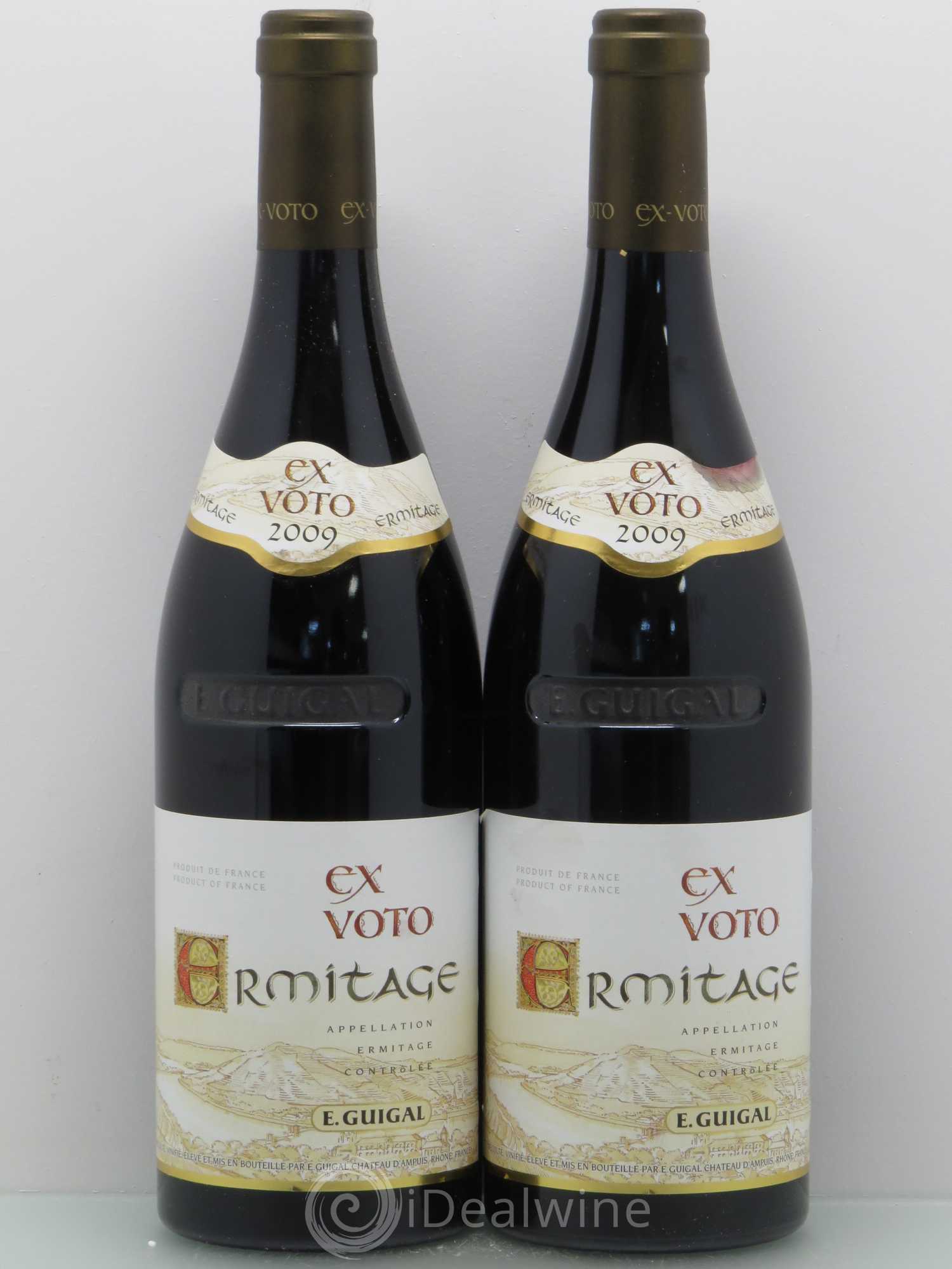 Ermitage Ex Voto Guigal 2009 - Lot de 2 bouteilles - 0