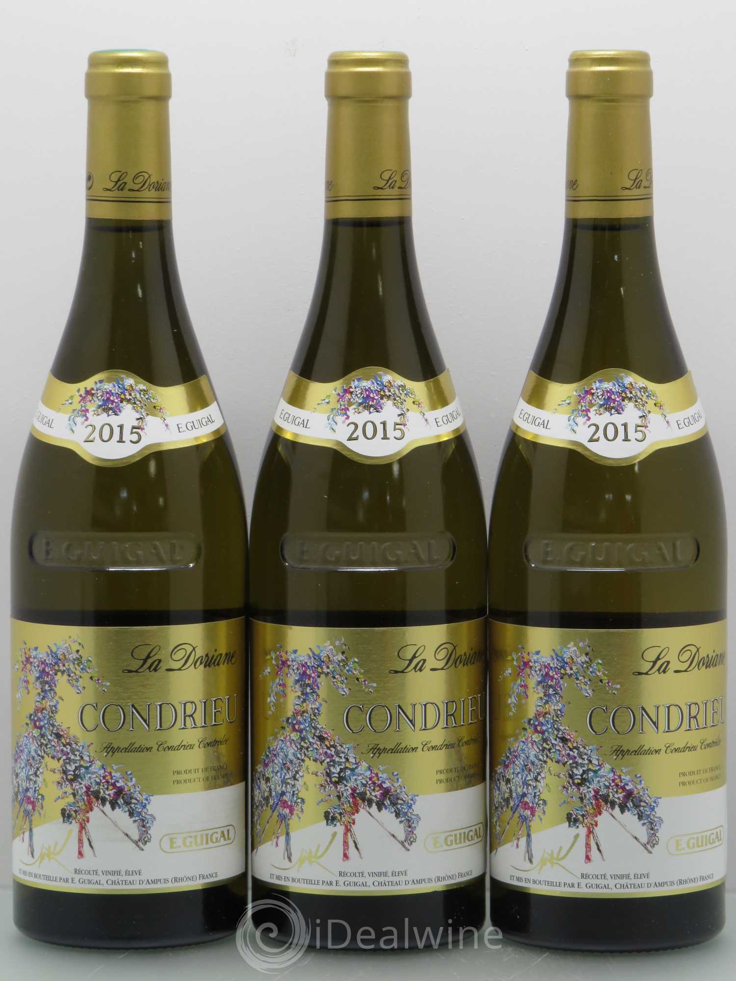 Condrieu La Doriane Guigal 2015 - Lot de 3 bouteilles - 0