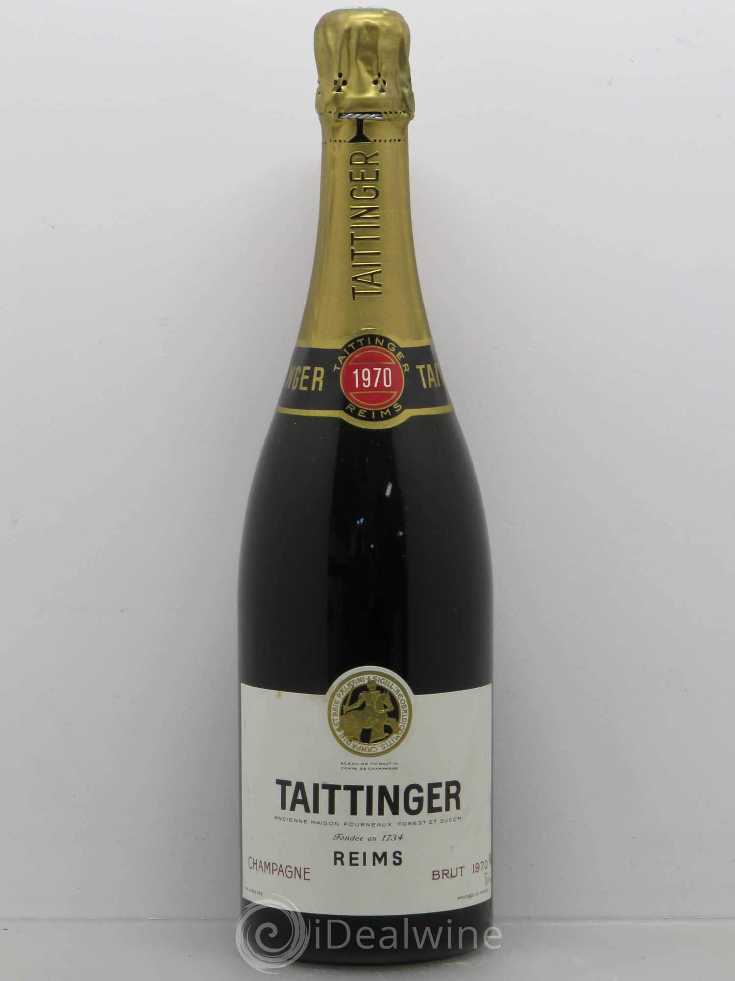 Brut Réserve Taittinger 1970 - Lot de 1 bouteille - 0