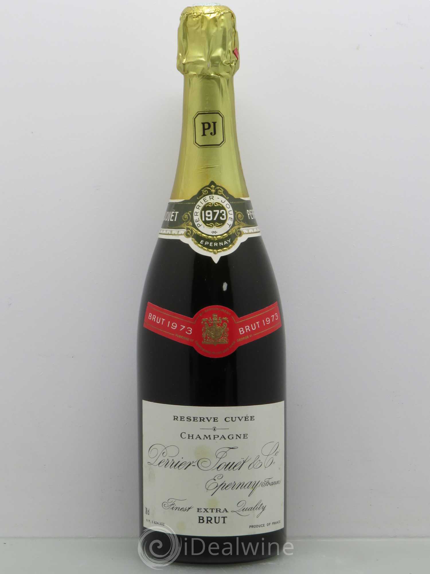 Champagne Perrier Jouët Reserve Cuvée Extra Brut 1973 - Posten von 1 Flasche - 0