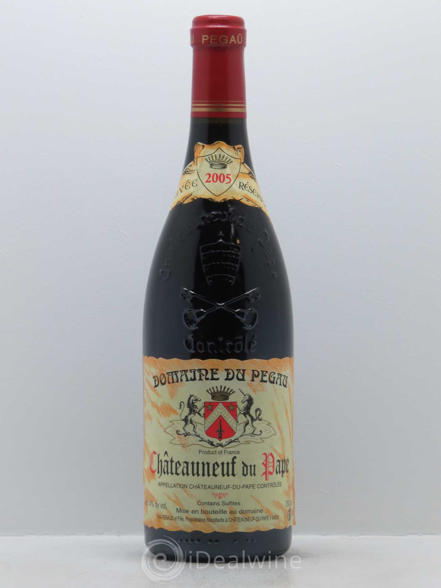 Châteauneuf-du-Pape Domaine du Pégau Cuvée Réservée Paul et Laurence Féraud 2005 - Lot de 1 bouteille - 0