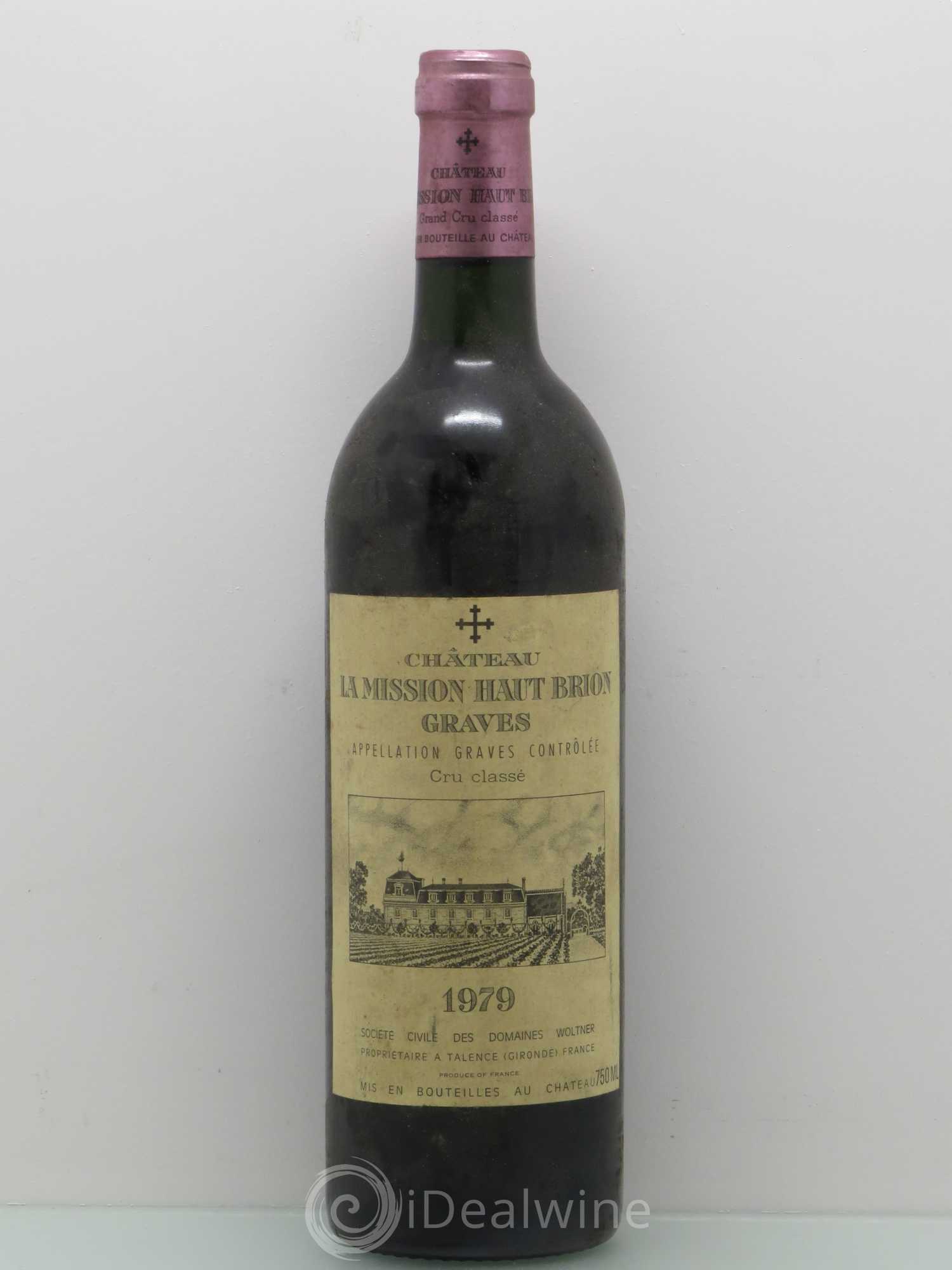 Château la Mission Haut-Brion Cru Classé de Graves 1979 - Lot de 1 bouteille - 0