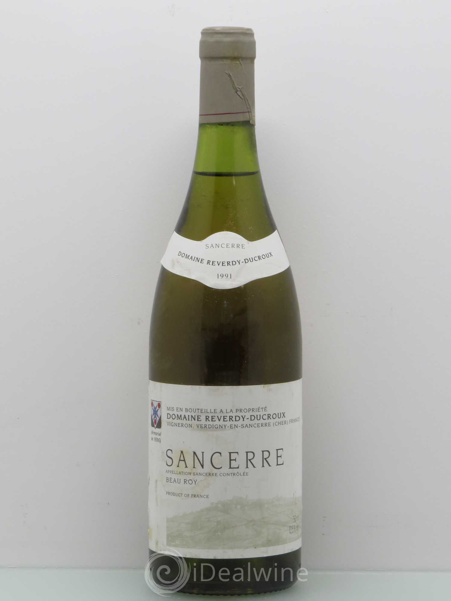 Sancerre Reverdy Ducroux Beau roy 1991 - Posten von 1 Flasche - 0