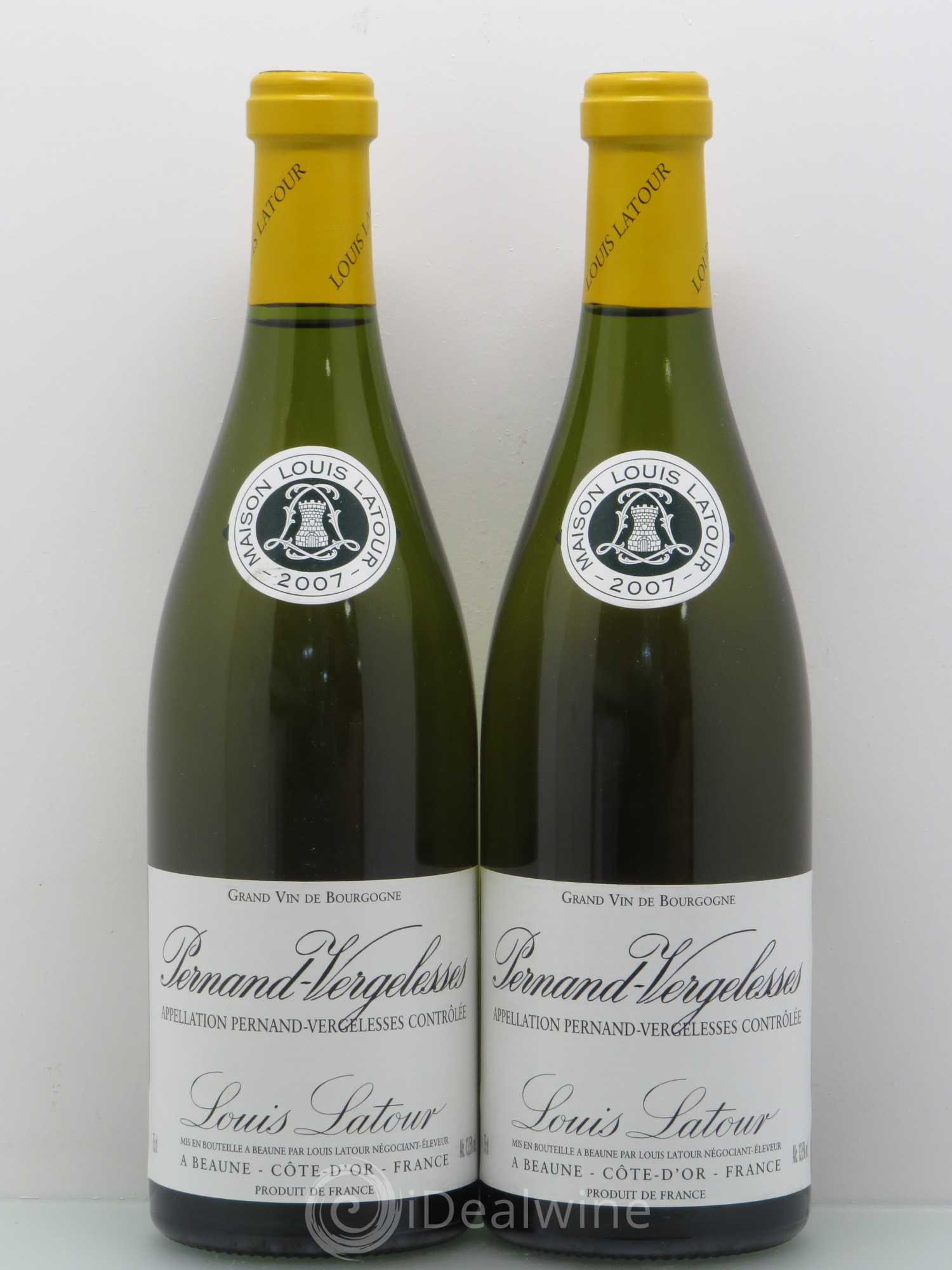 Pernand-Vergelesses Latour 2007 - Lot de 2 bouteilles - 0