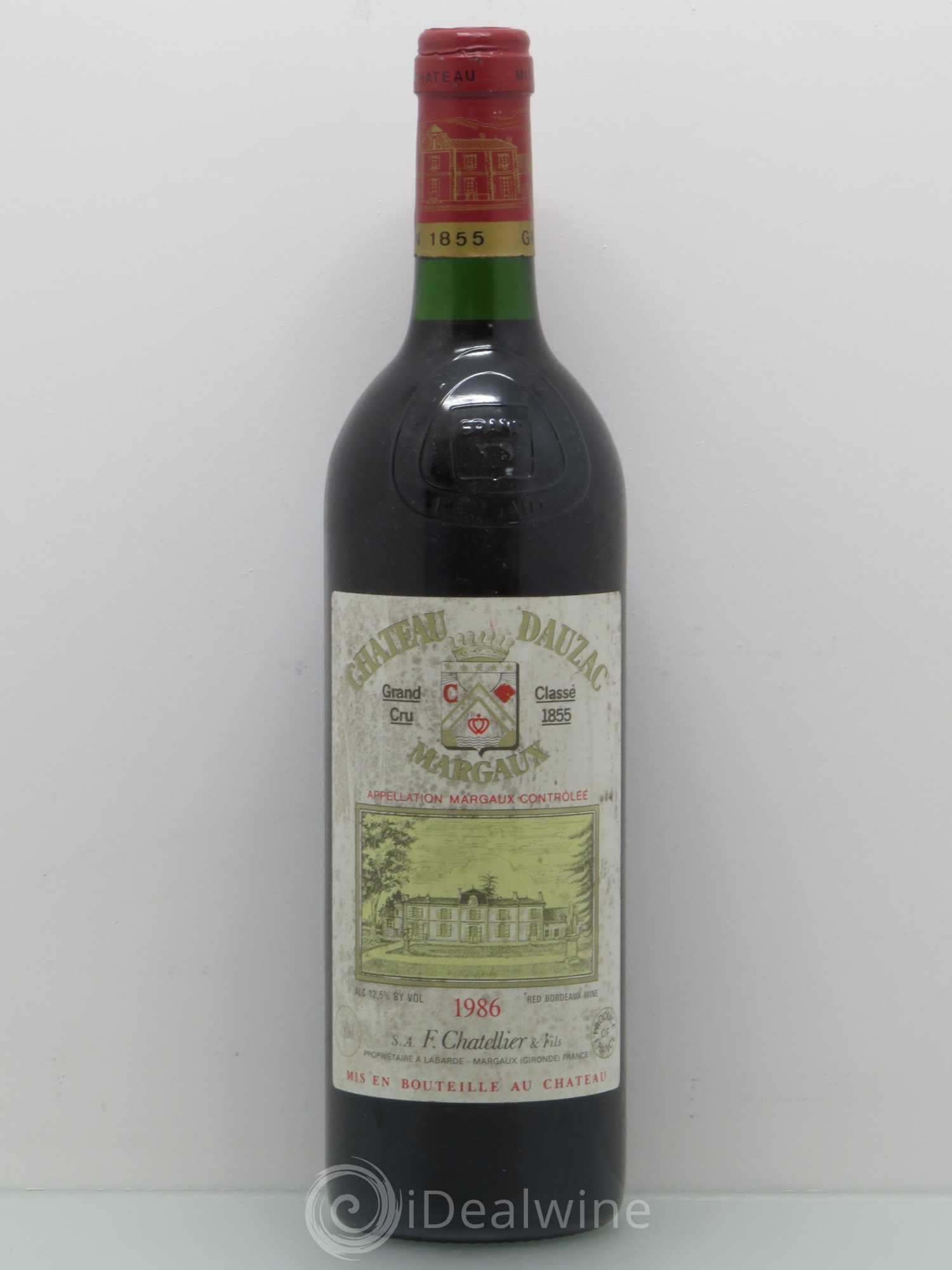 Château Dauzac 5ème Grand Cru Classé 1986 - Lot de 1 bouteille - 0