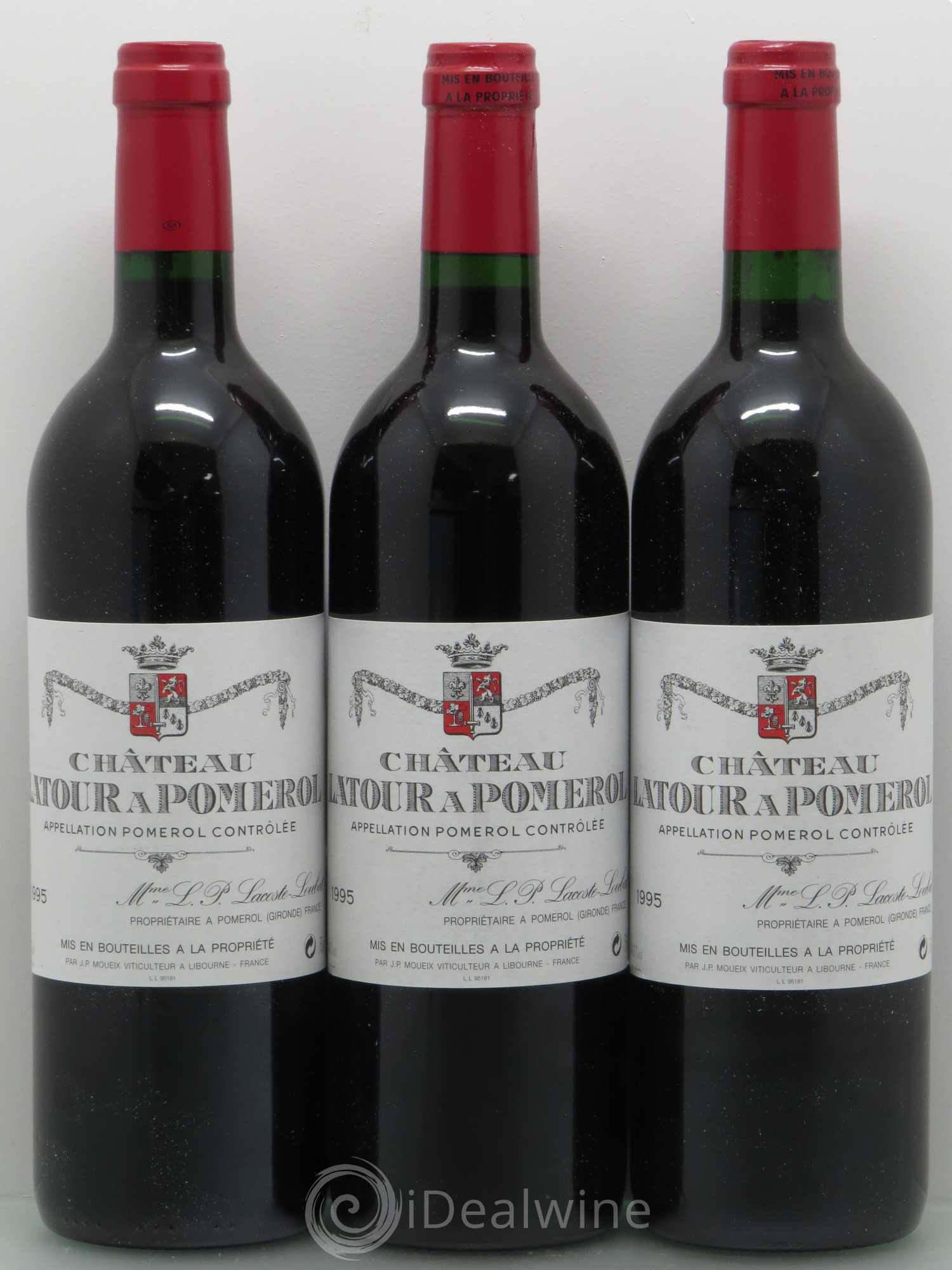 Château Latour à Pomerol 1995 - Lot de 12 bouteilles - 1