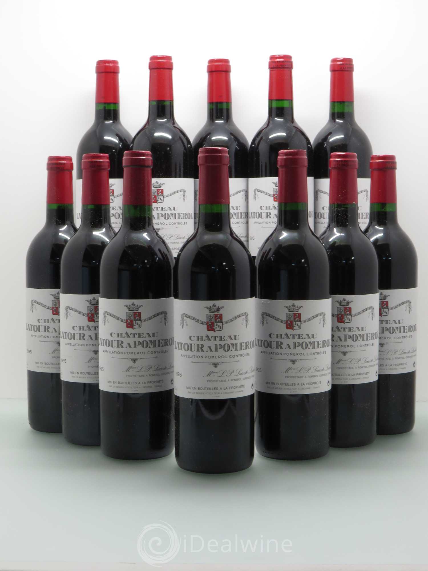 Château Latour à Pomerol 1995 - Lot de 12 bouteilles - 0
