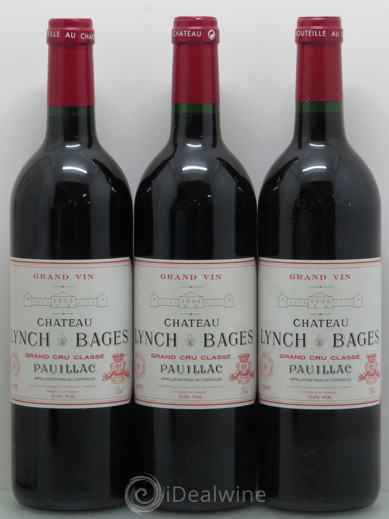 Château Lynch Bages 5ème Grand Cru Classé 1995 - Lot de 12 bouteilles - 3
