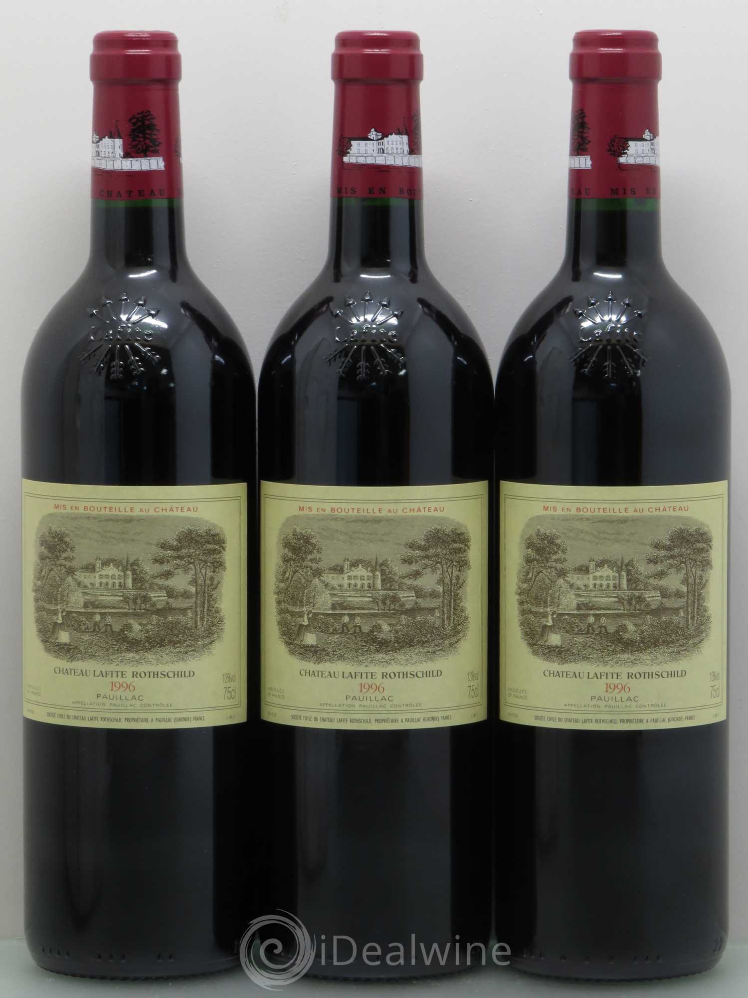 Château Lafite Rothschild 1er Grand Cru Classé 1996 - Lot de 6 bouteilles - 2