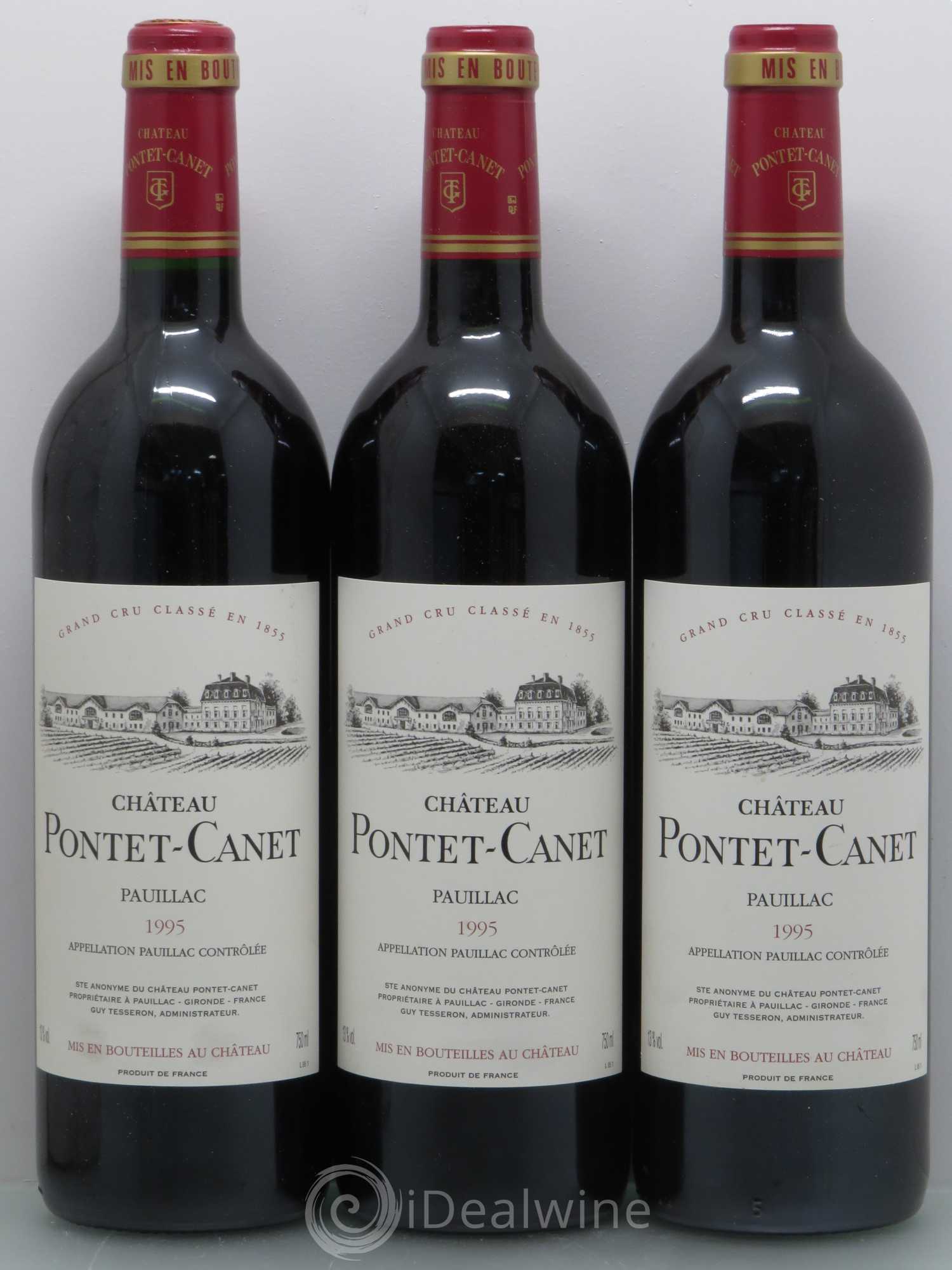 Château Pontet Canet 5ème Grand Cru Classé 1995 - Lot de 12 bouteilles - 4