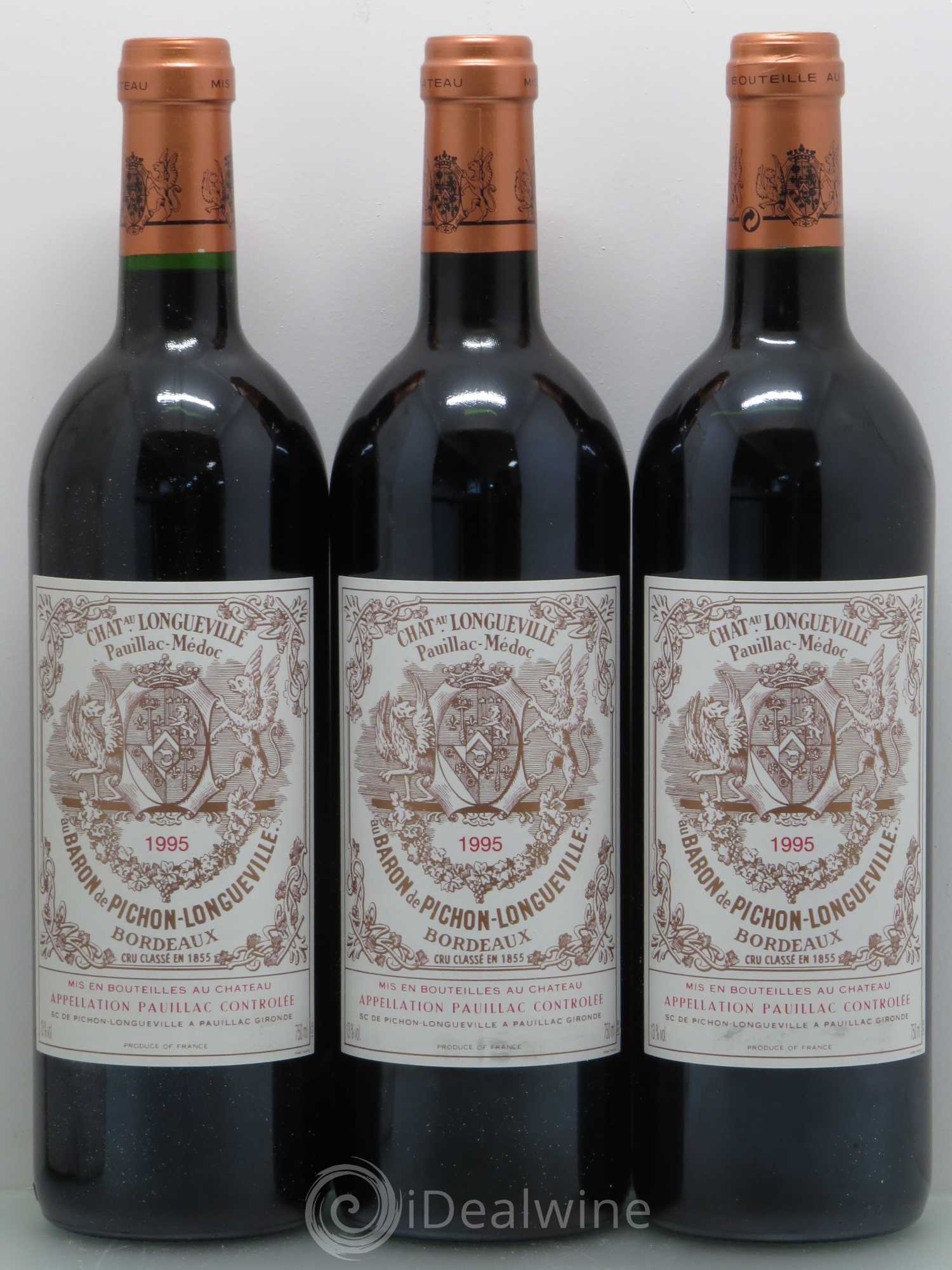 Pichon Longueville Baron 2ème Grand Cru Classé 1995 - Lot de 12 bouteilles - 3
