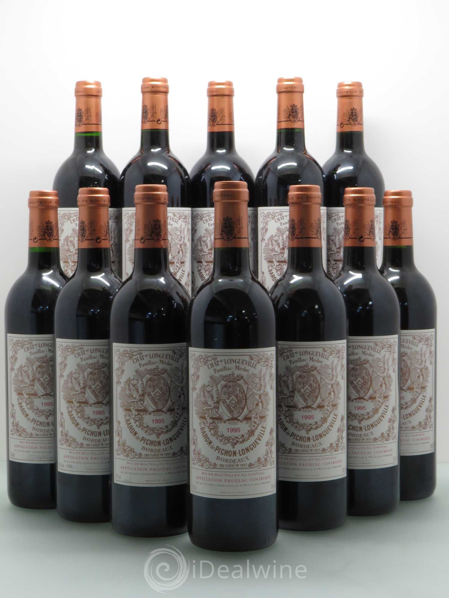 Pichon Longueville Baron 2ème Grand Cru Classé 1995 - Lot de 12 bouteilles - 0