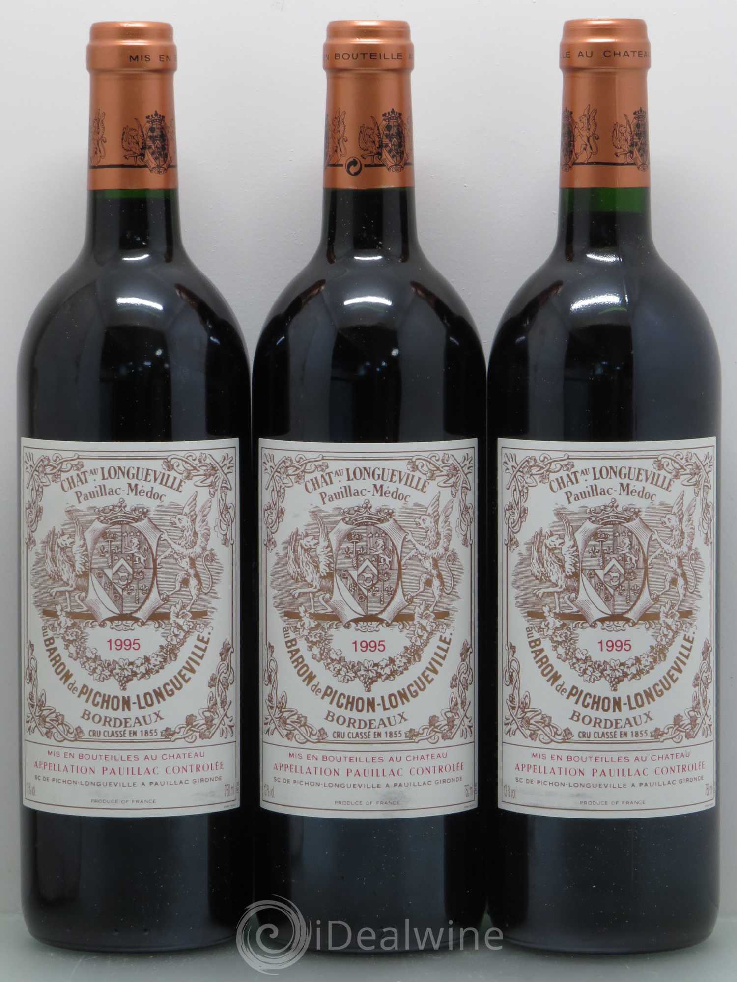 Pichon Longueville Baron 2ème Grand Cru Classé 1995 - Lot de 12 bouteilles - 1