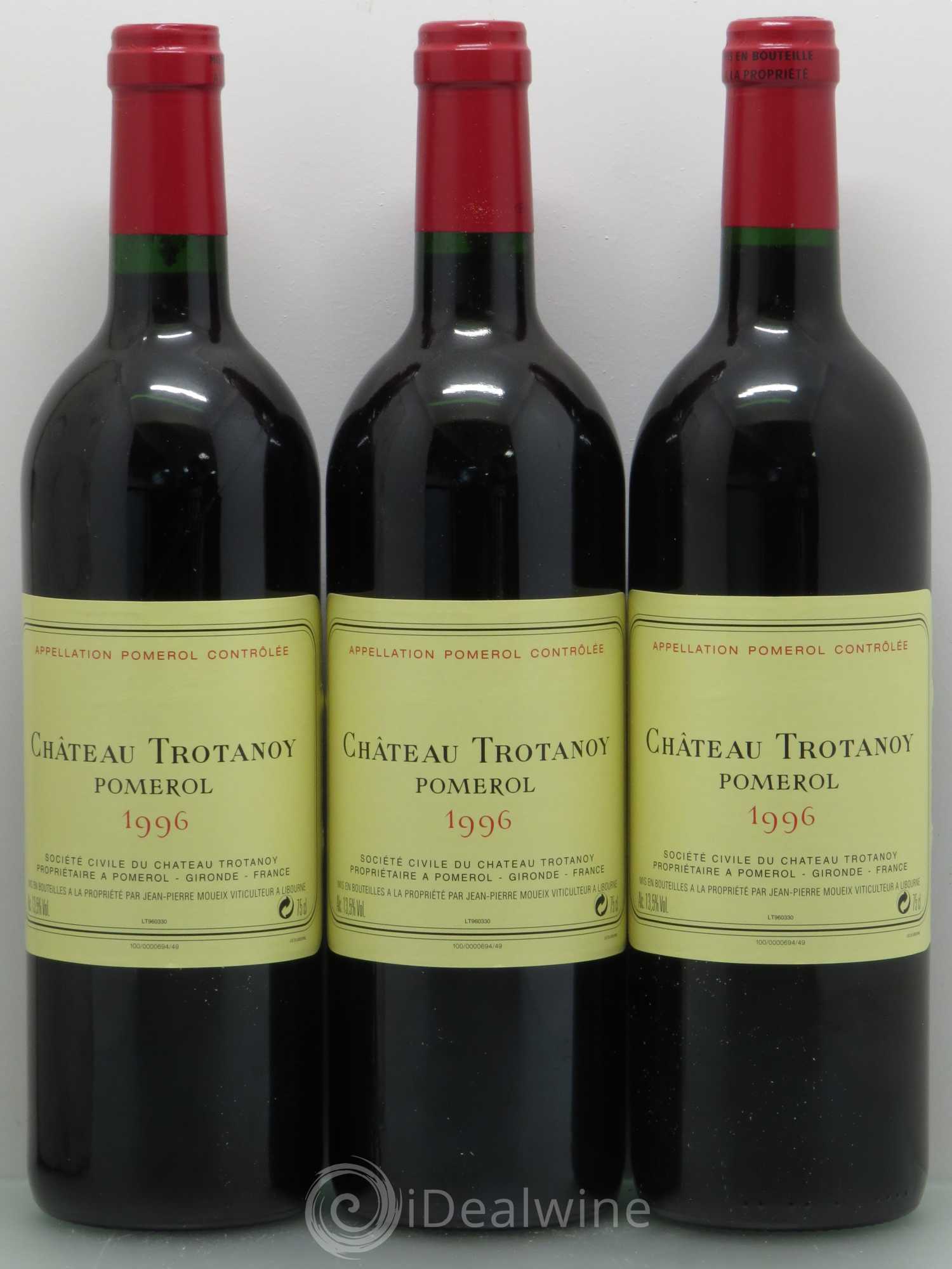 Château Trotanoy 1996 - Lot de 12 bouteilles - 2