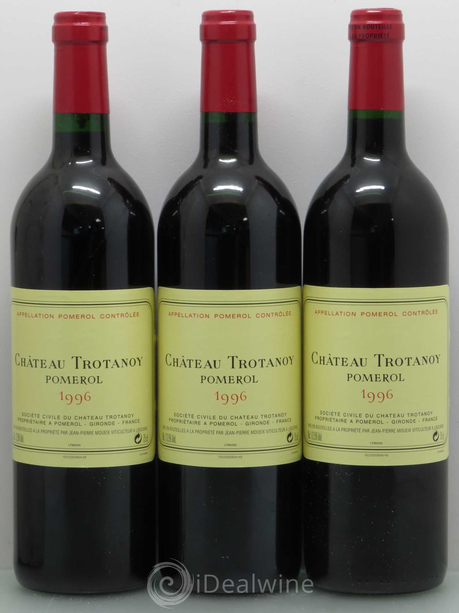 Château Trotanoy 1996 - Lot de 12 bouteilles - 1