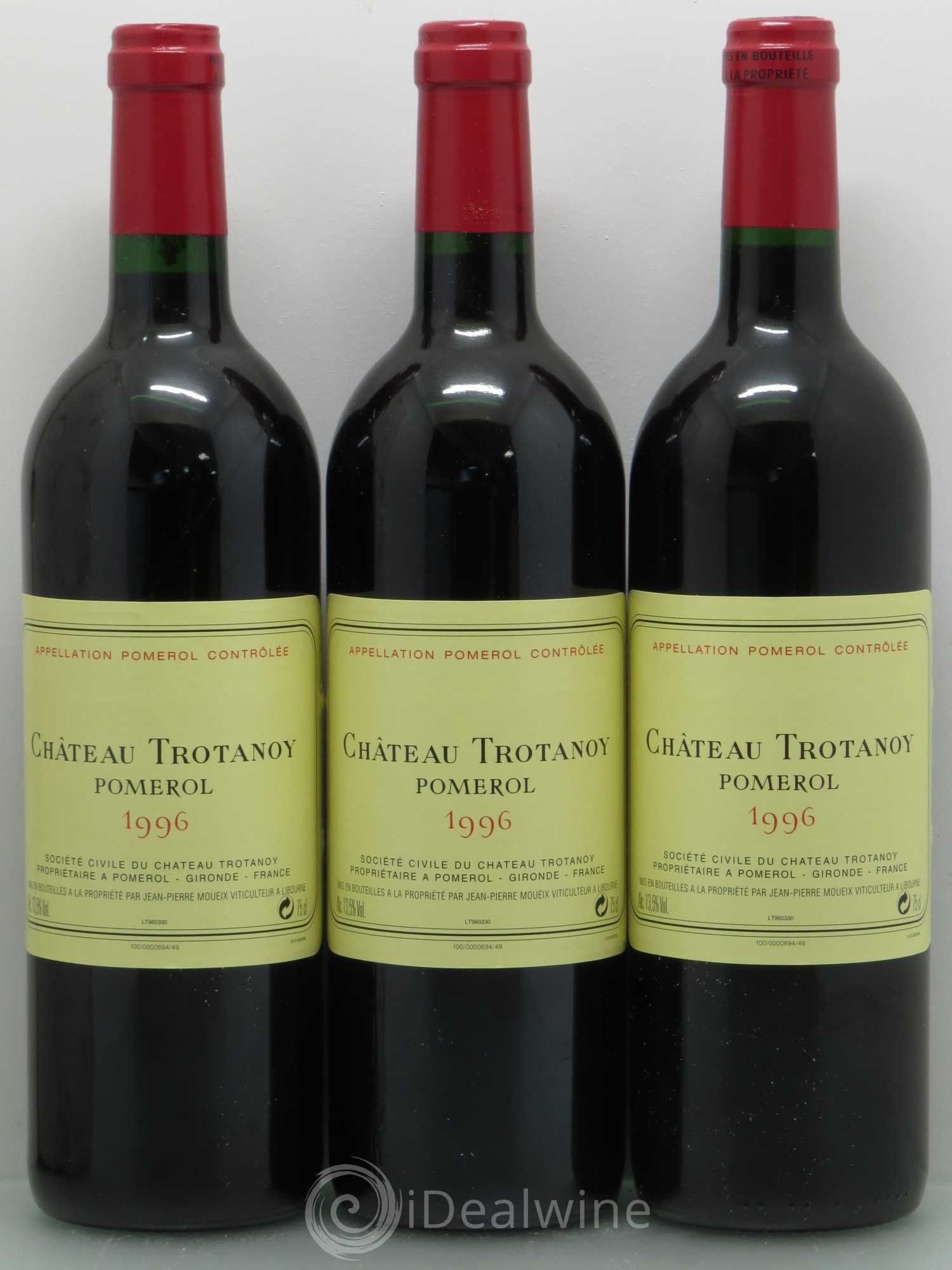 Château Trotanoy 1996 - Lot de 12 bouteilles - 2