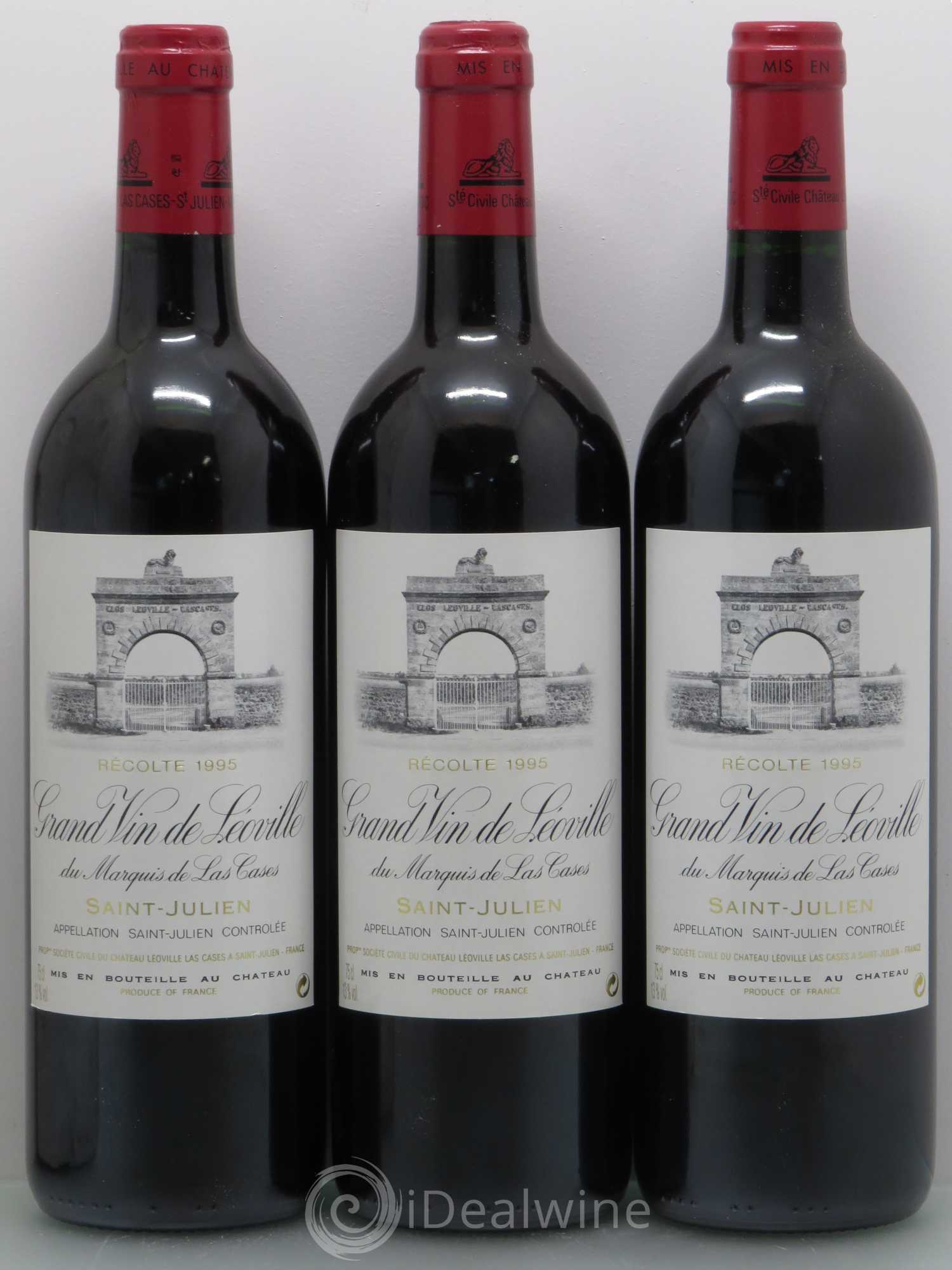 Château Léoville Las Cases 2ème Grand Cru Classé 1995 - Lot de 12 bouteilles - 3