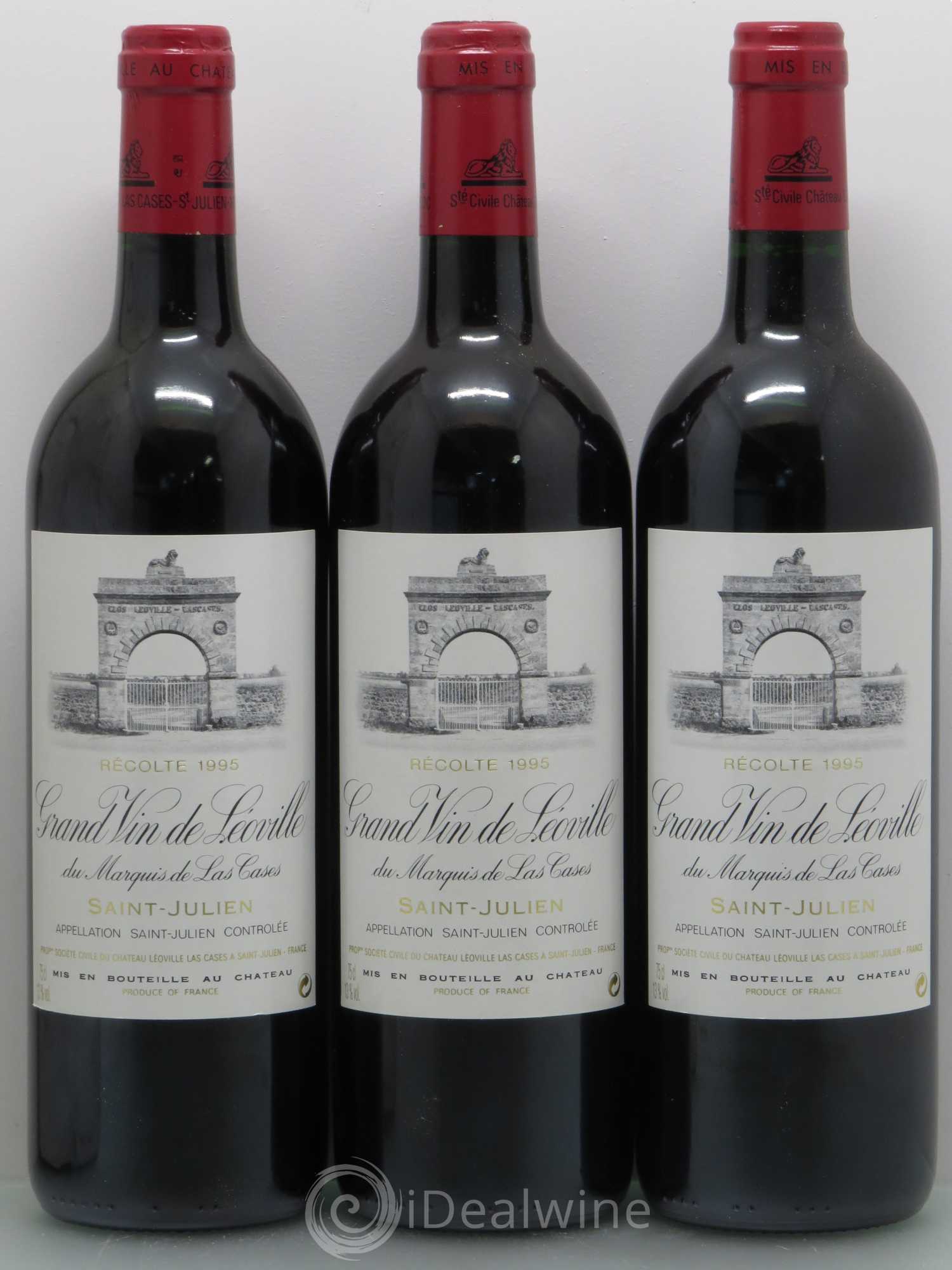 Château Léoville Las Cases 2ème Grand Cru Classé 1995 - Lot de 12 bouteilles - 4
