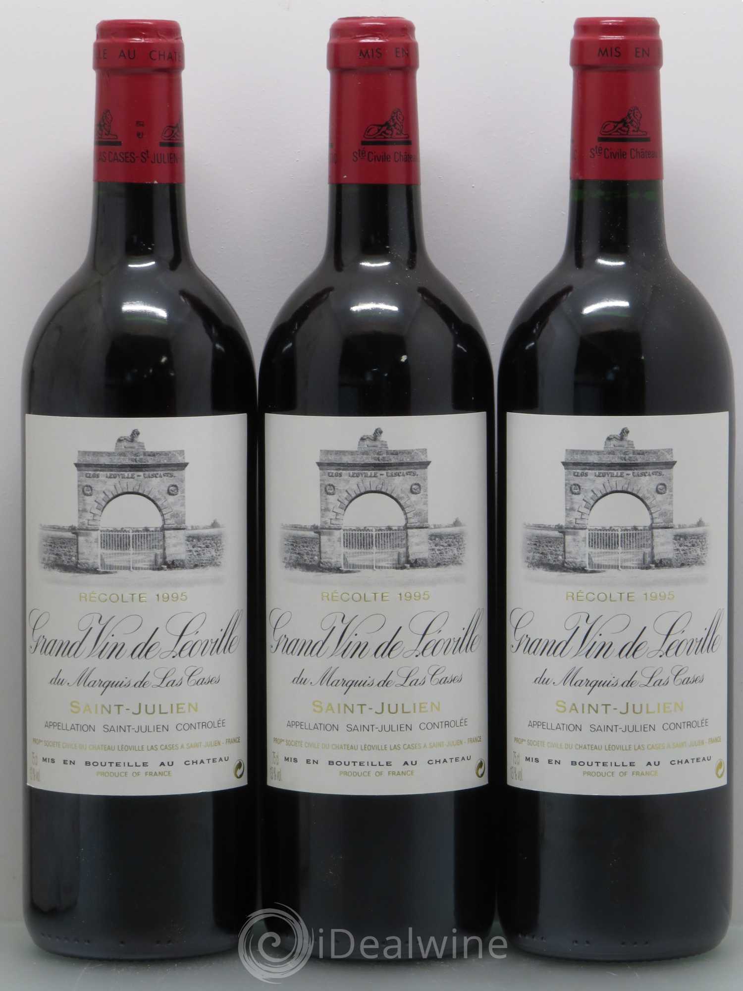Château Léoville Las Cases 2ème Grand Cru Classé 1995 - Lot de 12 bouteilles - 2