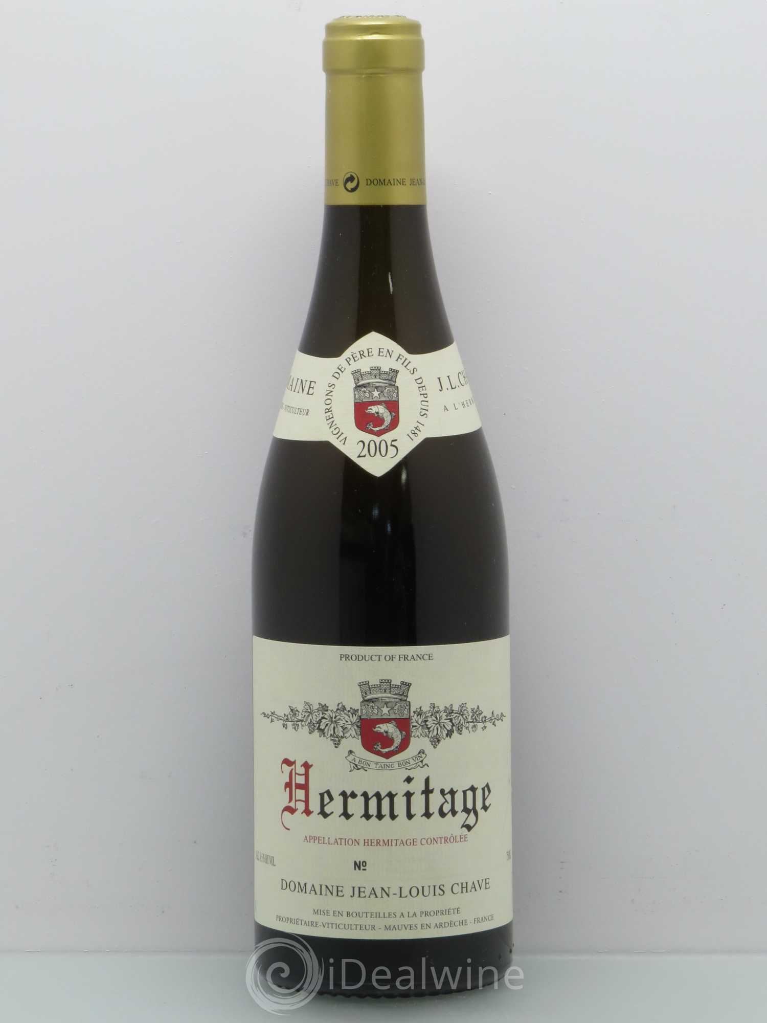 Hermitage Jean-Louis Chave 2005 - Lot de 1 bouteille - 0