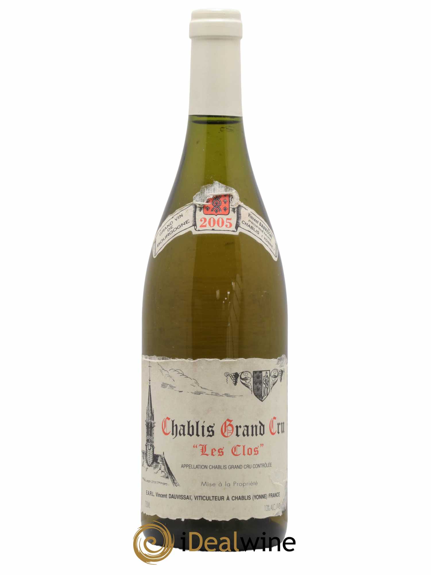 Chablis Grand Cru Les Clos Vincent Dauvissat (Domaine) 2005 - Lot de 1 bouteille - 0
