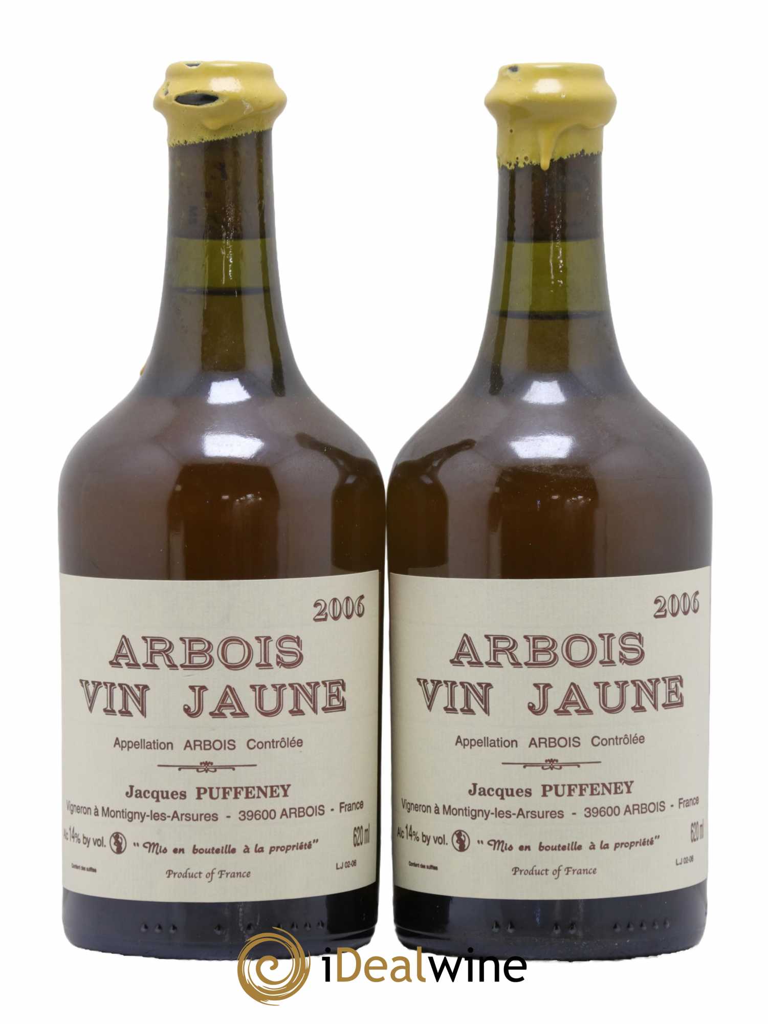 Arbois Vin Jaune Jacques Puffeney 2006 - Lot de 2 bouteilles - 0
