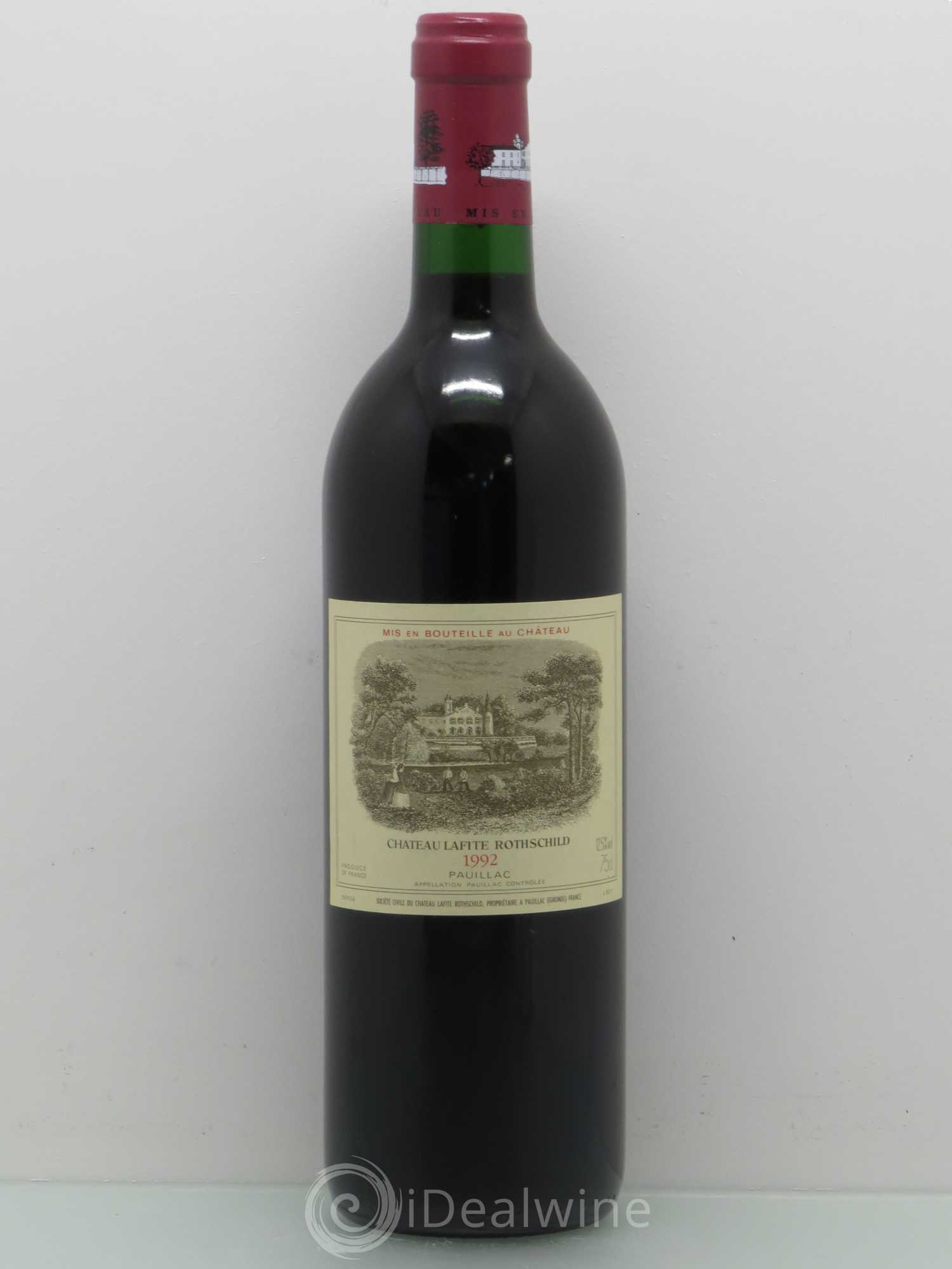 Château Lafite Rothschild 1er Grand Cru Classé 1992 - Lot de 1 bouteille - 0
