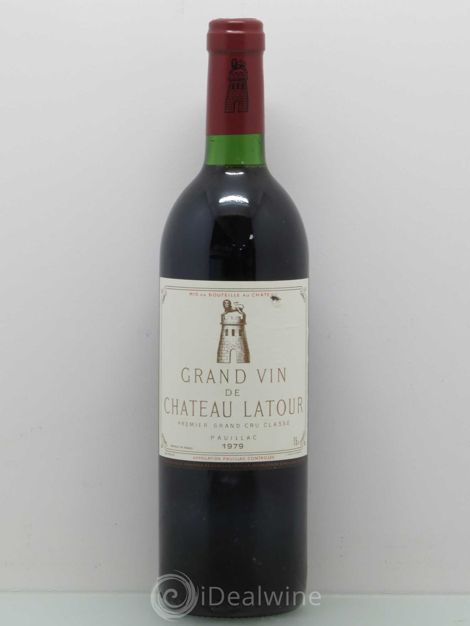 Château Latour 1er Grand Cru Classé 1979 - Lot de 1 bouteille - 0
