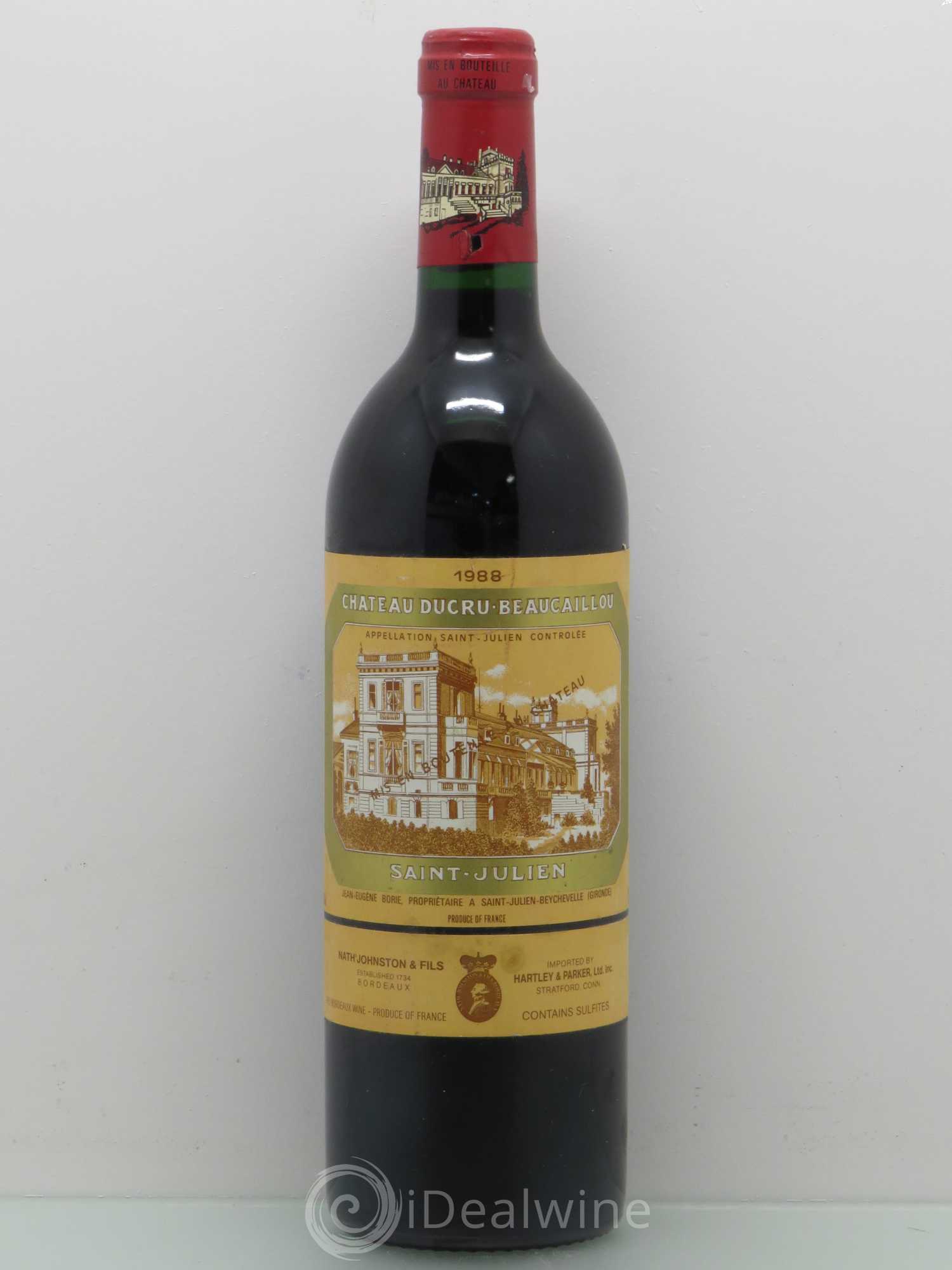 Château Ducru Beaucaillou 2ème Grand Cru Classé 1988 - Lot de 1 bouteille - 0