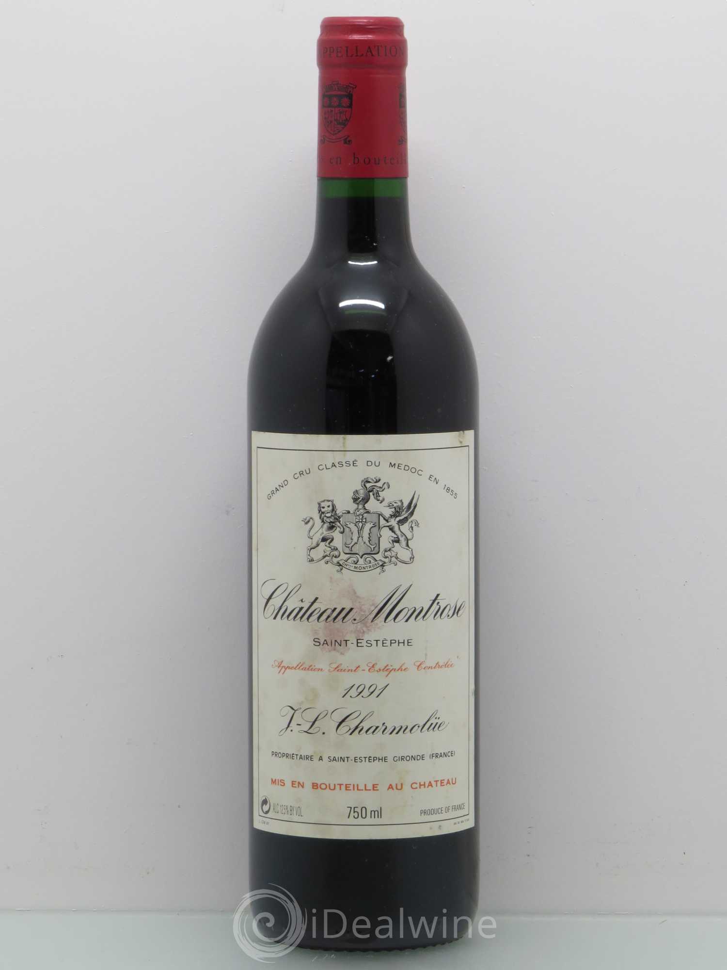 Château Montrose 2ème Grand Cru Classé 1991 - Lot de 1 bouteille - 0