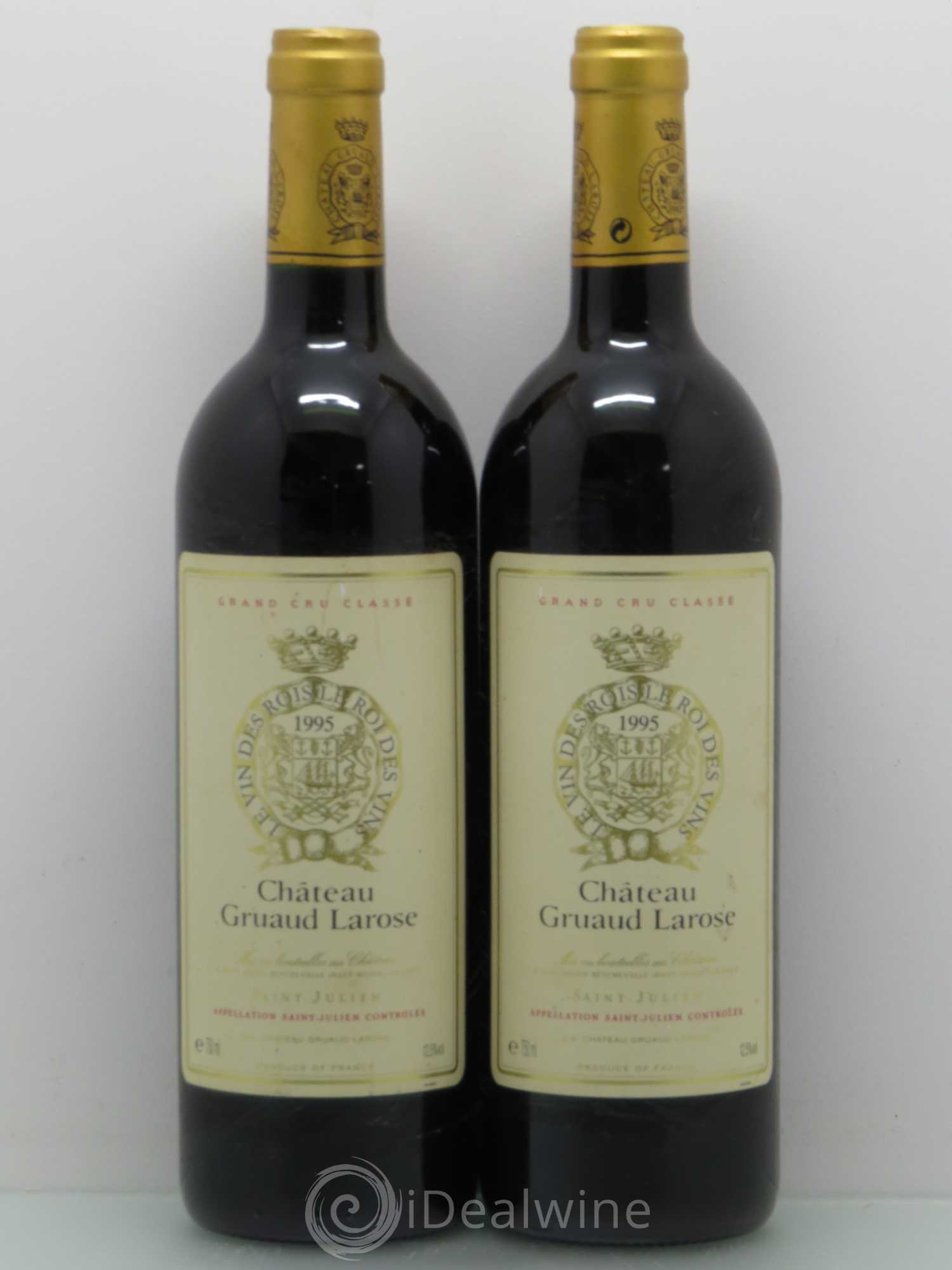 Château Gruaud Larose 2ème Grand Cru Classé 1995 - Lot de 2 bouteilles - 0