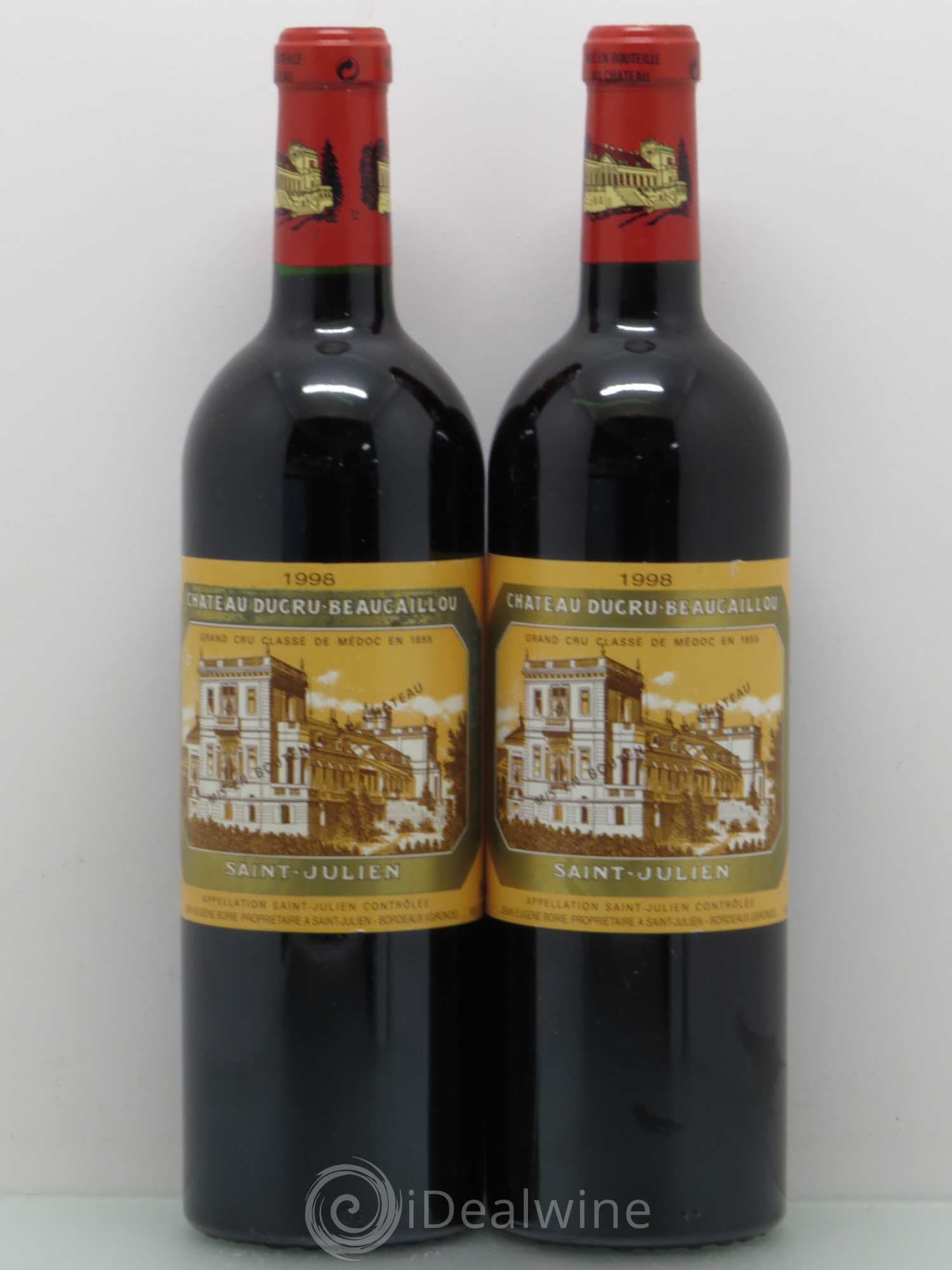 Château Ducru Beaucaillou 2ème Grand Cru Classé 1998 - Lot de 2 bouteilles - 0