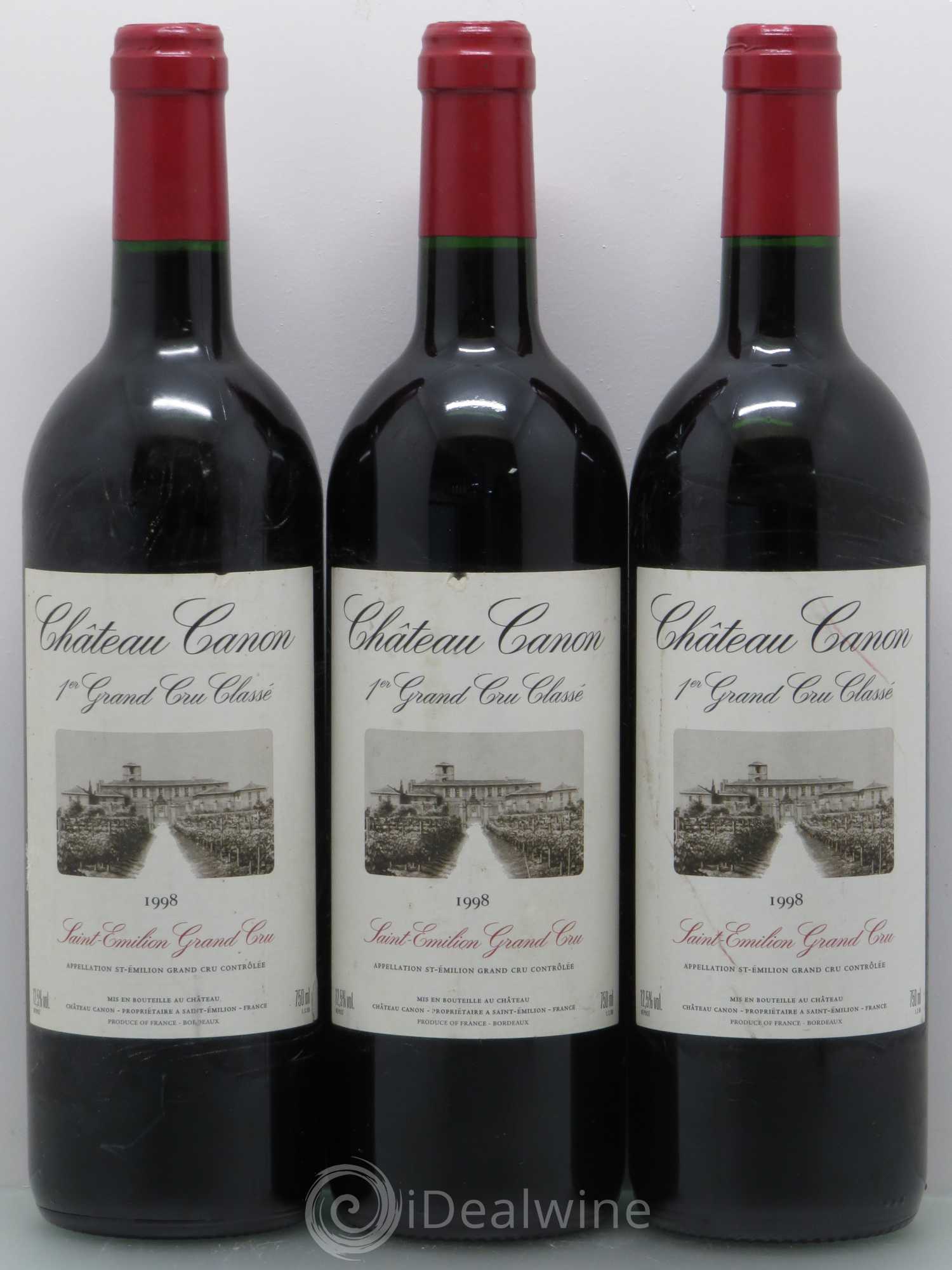 Château Canon 1er Grand Cru Classé B 1998 - Lot de 6 bouteilles - 2