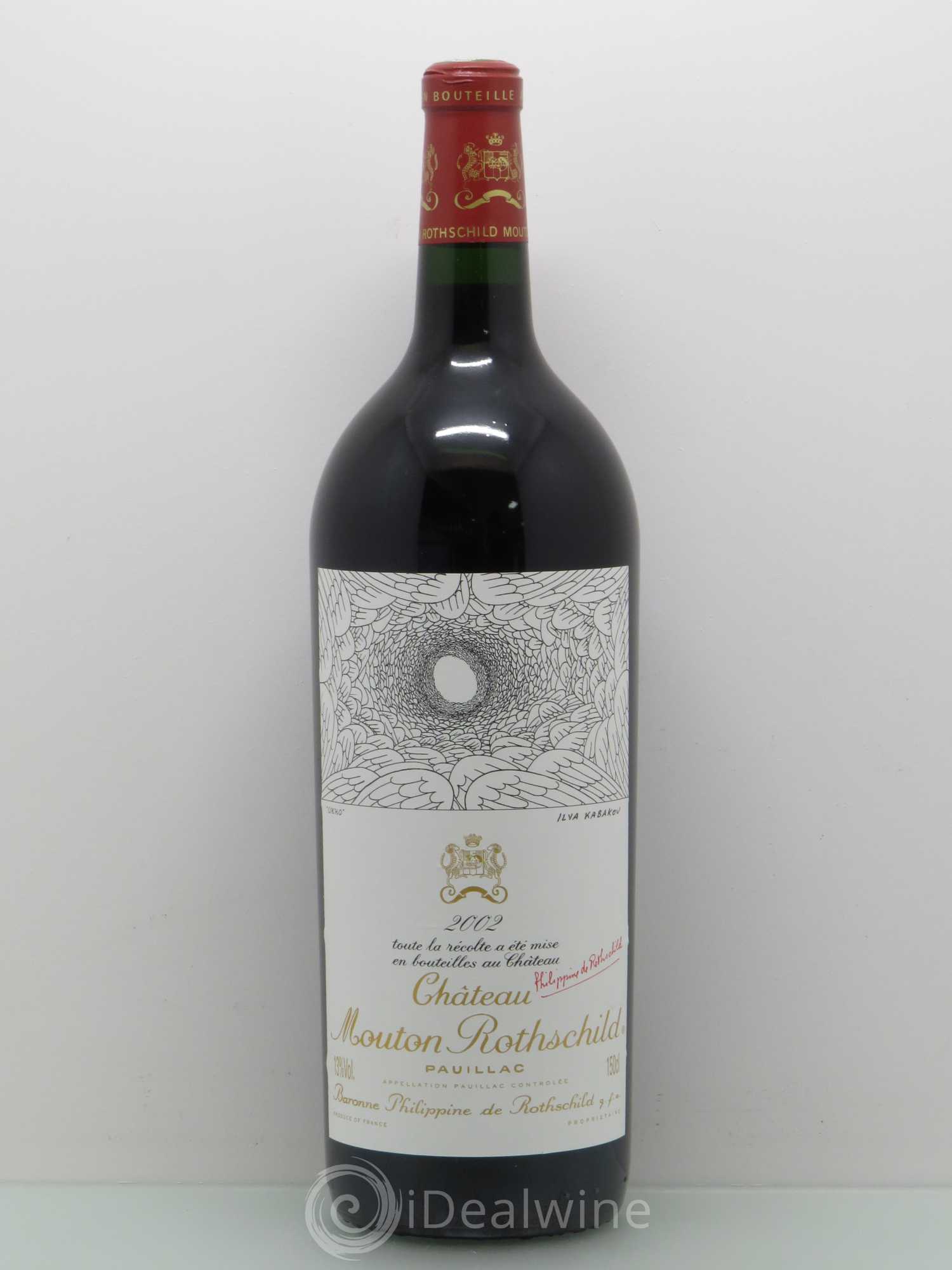 Château Mouton Rothschild 1er Grand Cru Classé 2002 - Lot de 1 magnum - 0