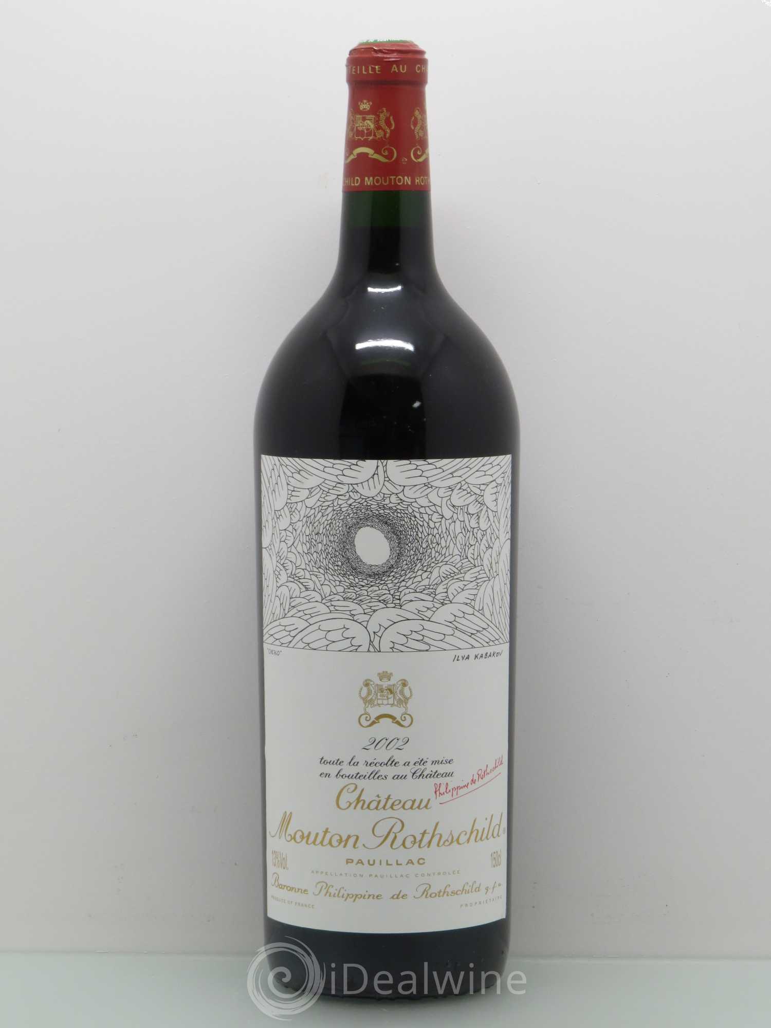 Château Mouton Rothschild 1er Grand Cru Classé 2002 - Lot de 1 magnum - 0